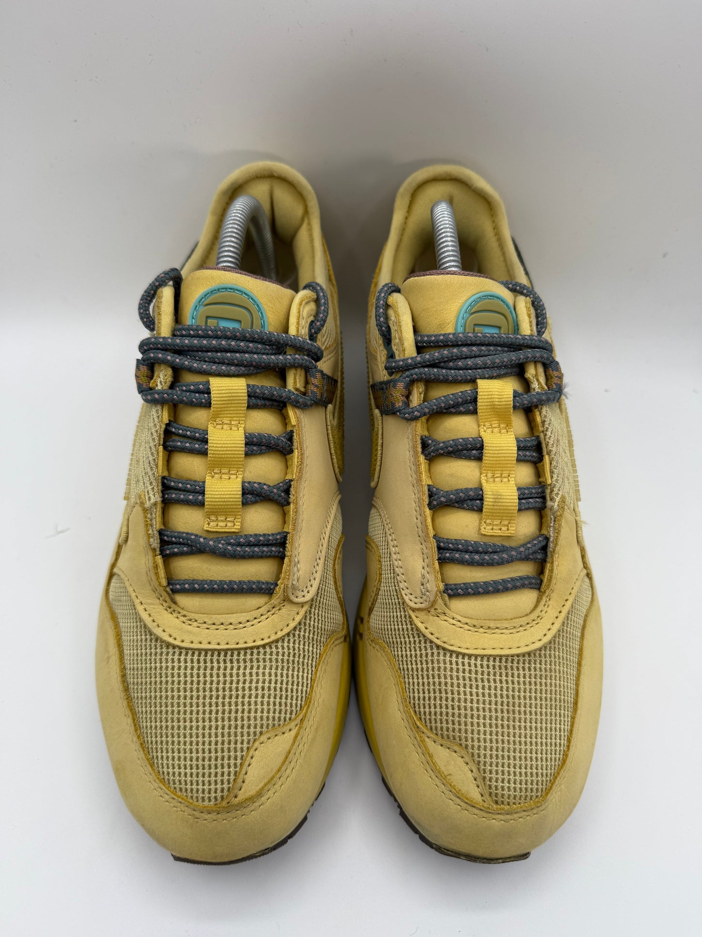 Nike Air Max 1 Travis Scott Cactus Jack Saturn Gold UK 7.5 - RecycledStreetwear