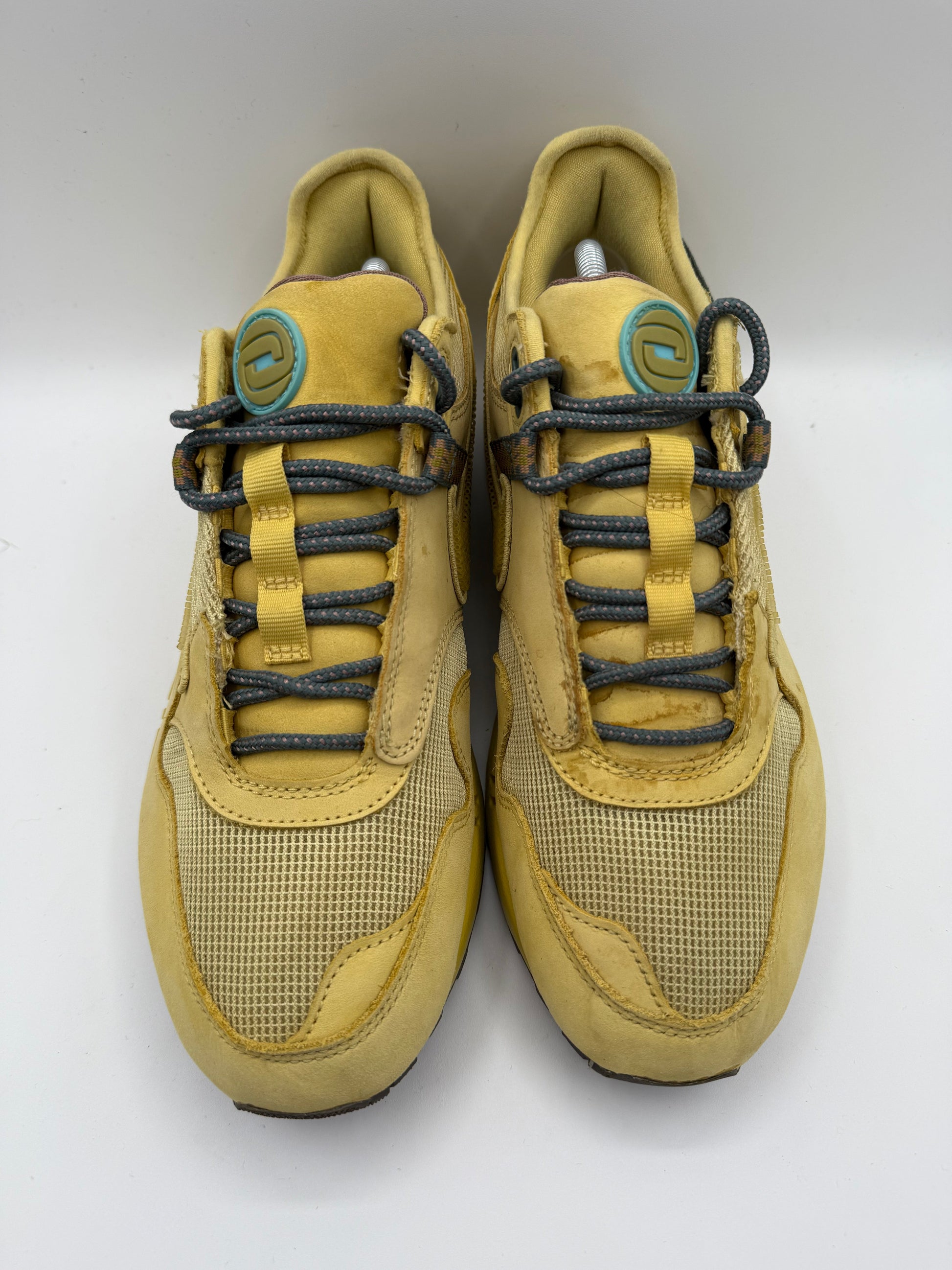 Nike Air Max 1 Travis Scott Cactus Jack Saturn Gold UK 9.5 - RecycledStreetwear