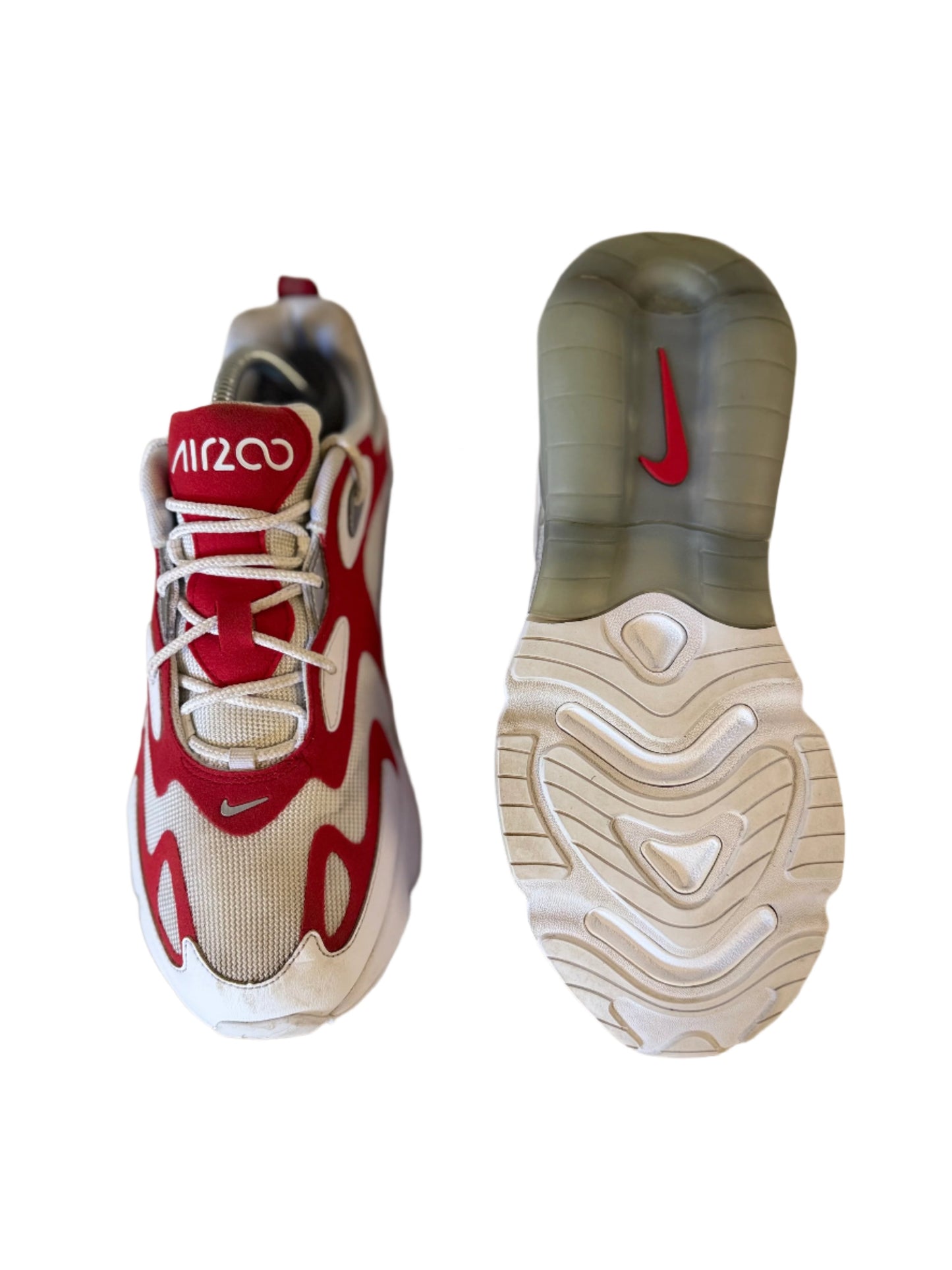 Nike Air Max 200 'White Uni Red' uk 8.5 - RecycledStreetwear