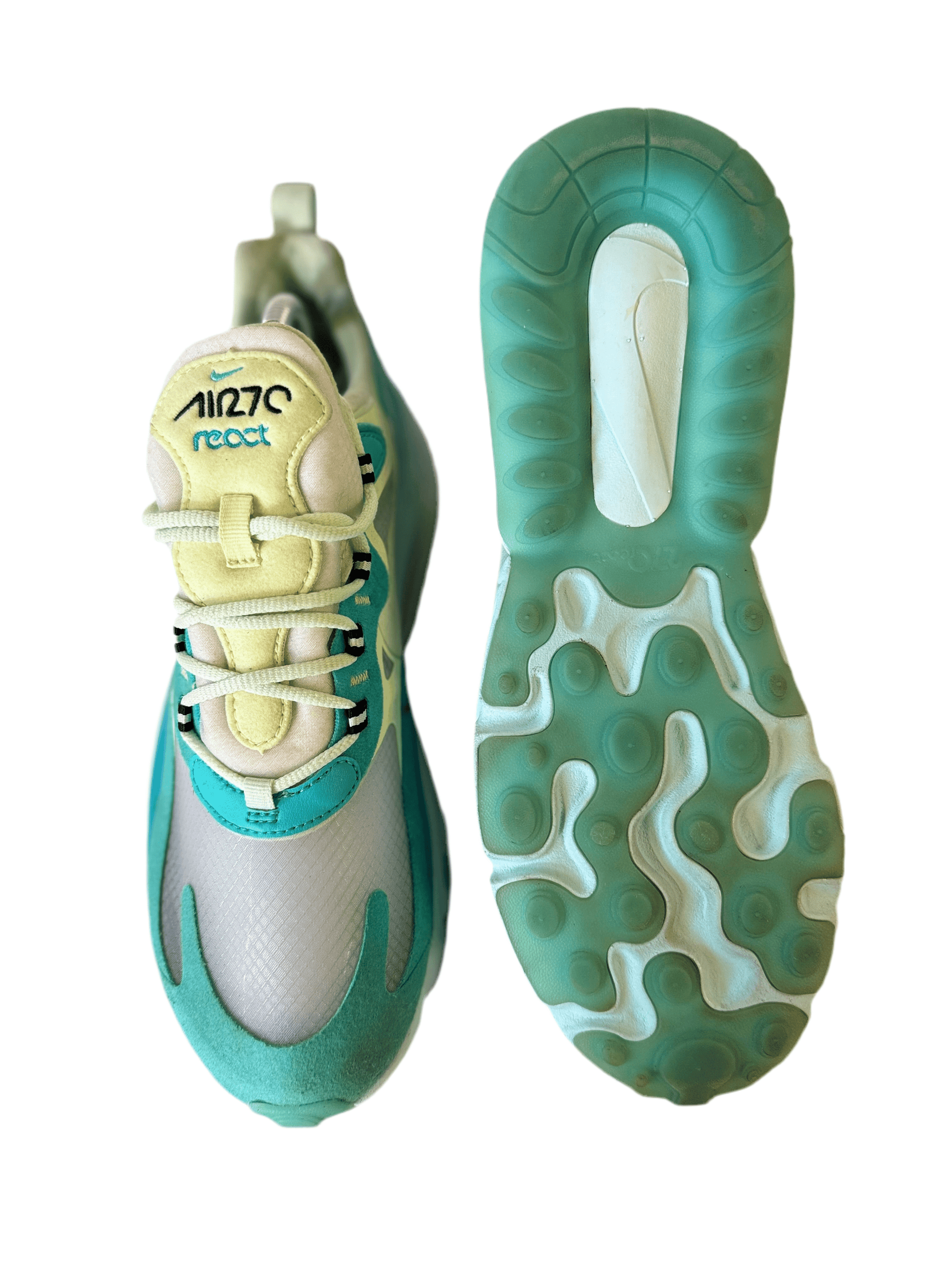 Nike Air Max 270 React 'Hyper Jade' uk 7.5 - RecycledStreetwear