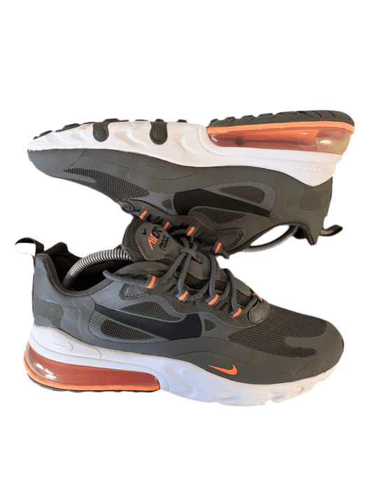 Nike Air Max 270 React 'Iron Grey Total Orange' uk 7.5 - RecycledStreetwear