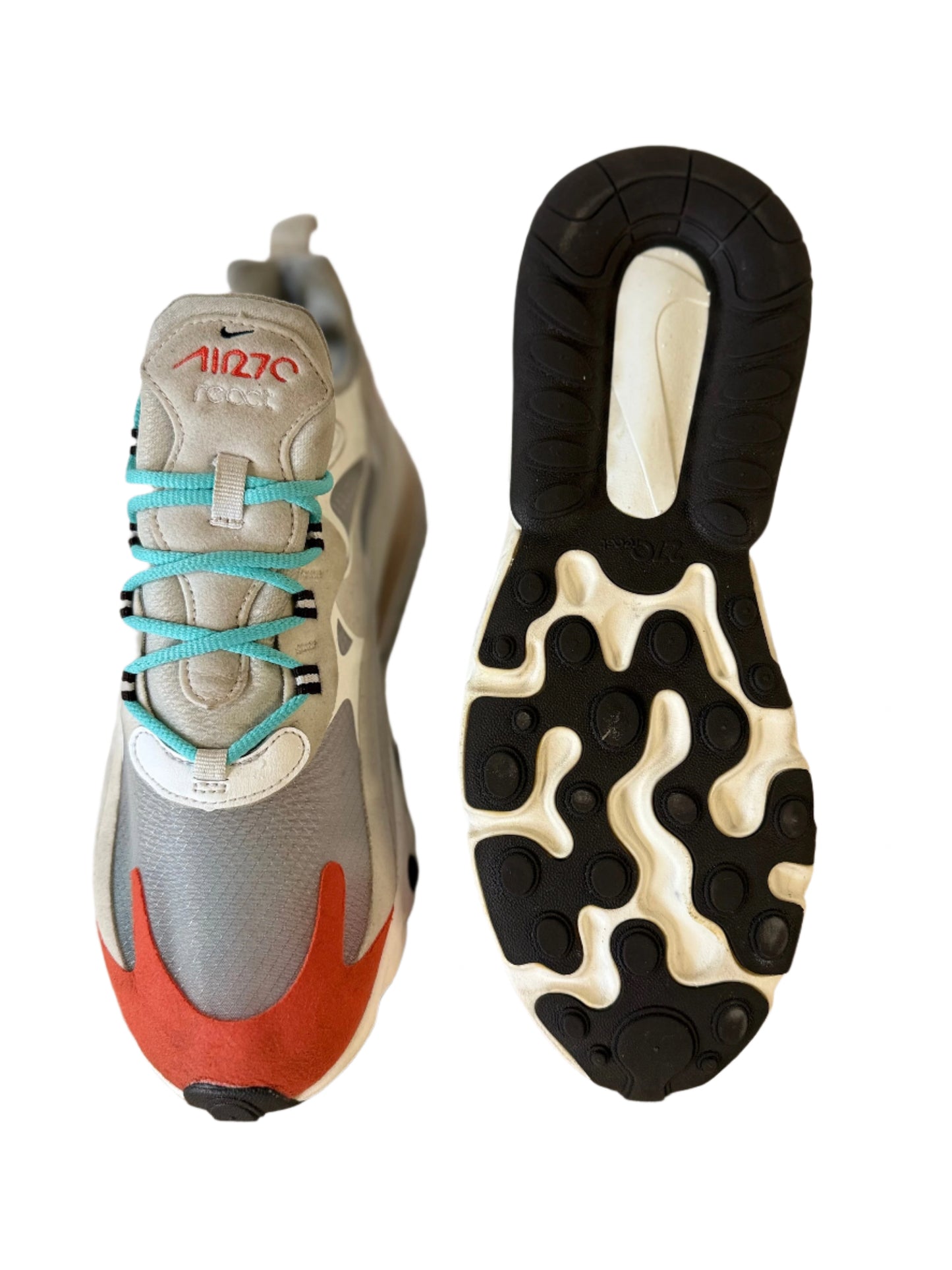 Nike Air Max 270 React ‘Light Beige Chalk’ UK 7 - RecycledStreetwear