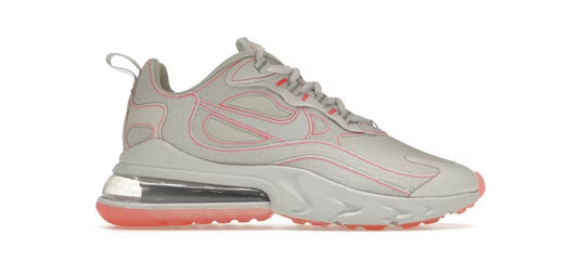 Nike Air Max 270 React Stitch White Flash Crimson UK 8 - RecycledStreetwear