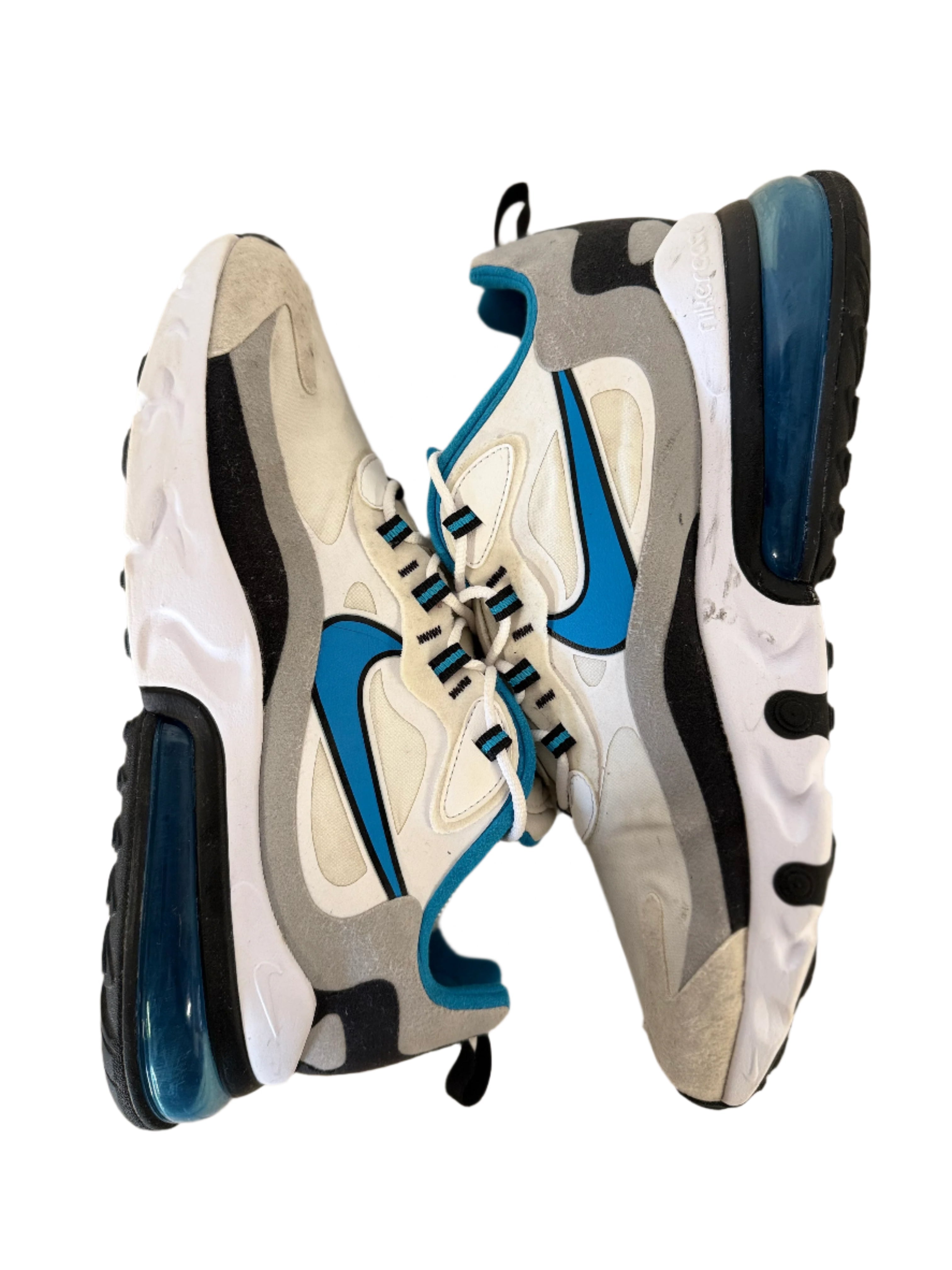 Nike Air Max 270 React 'White Sky Blue' uk 10 - RecycledStreetwear