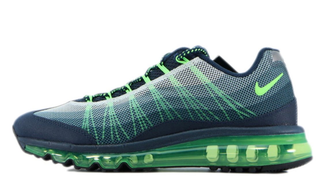 Nike Air Max 95 - 2013 DYN FW Army Navy Fresh Lime UK 10 - RecycledStreetwear