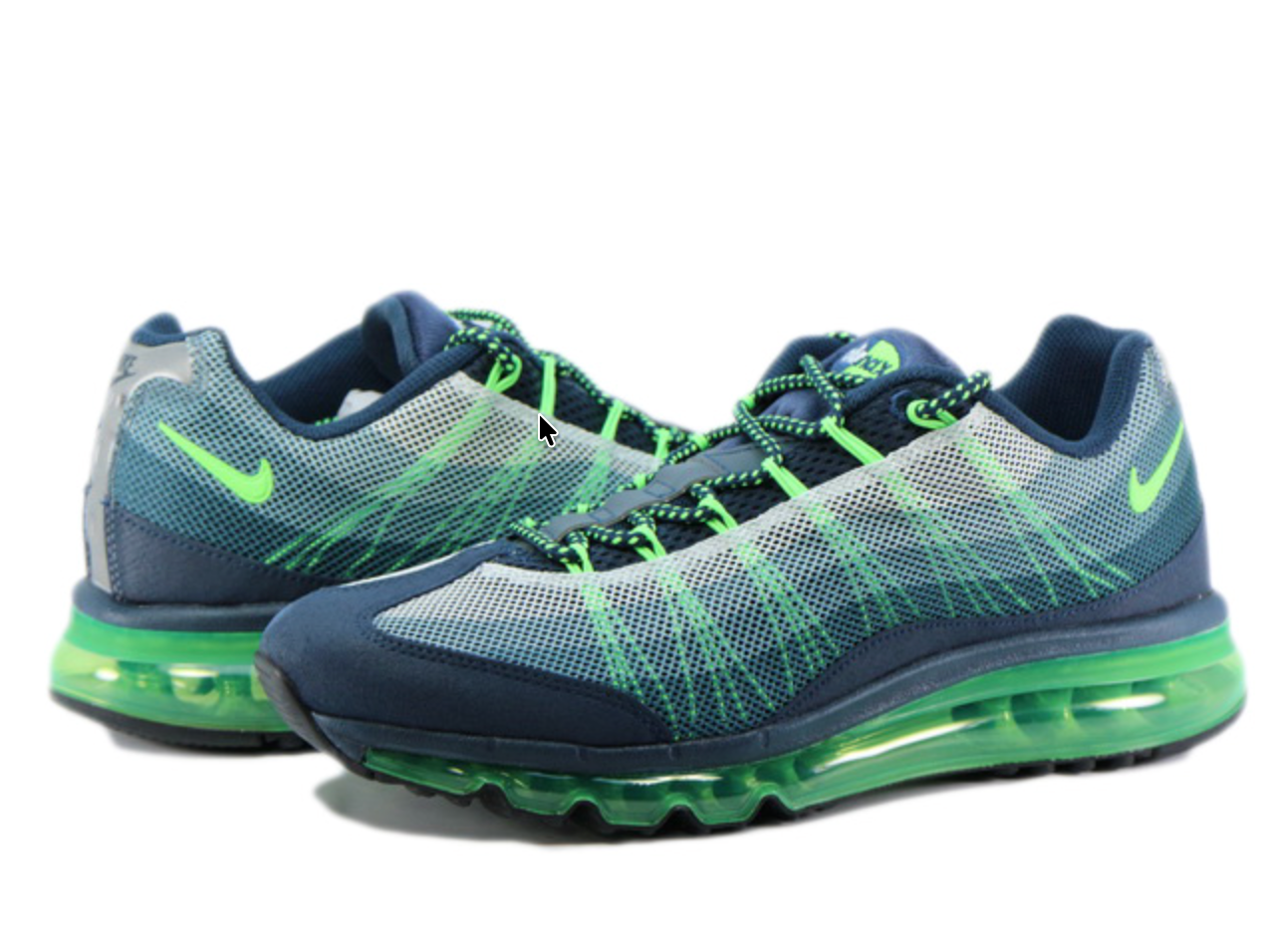 Nike Air Max 95 - 2013 DYN FW Army Navy Fresh Lime UK 10 - RSKICKS