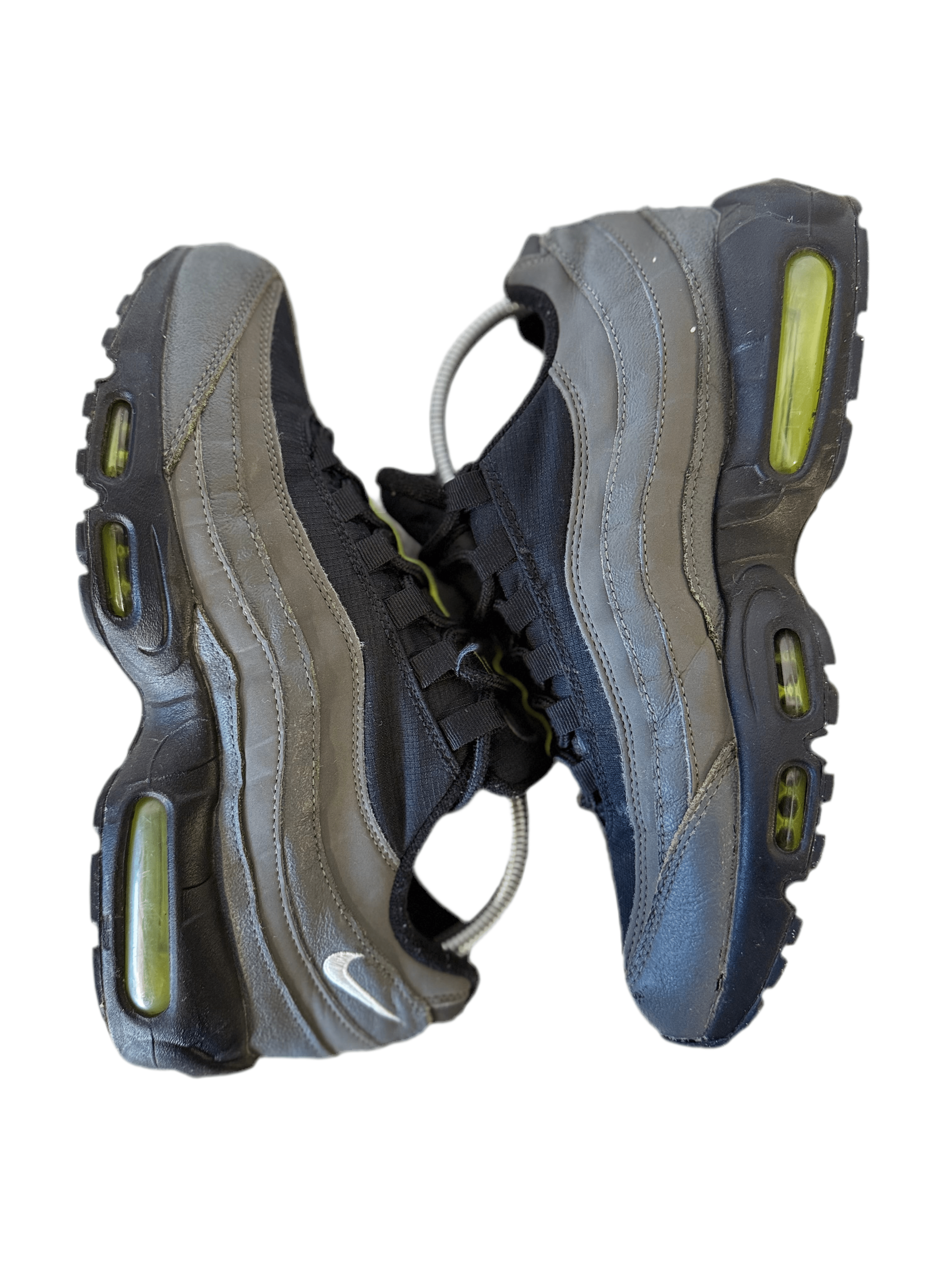 Nike Air Max 95 'Grey Black Volt' uk 7.5 - RecycledStreetwear