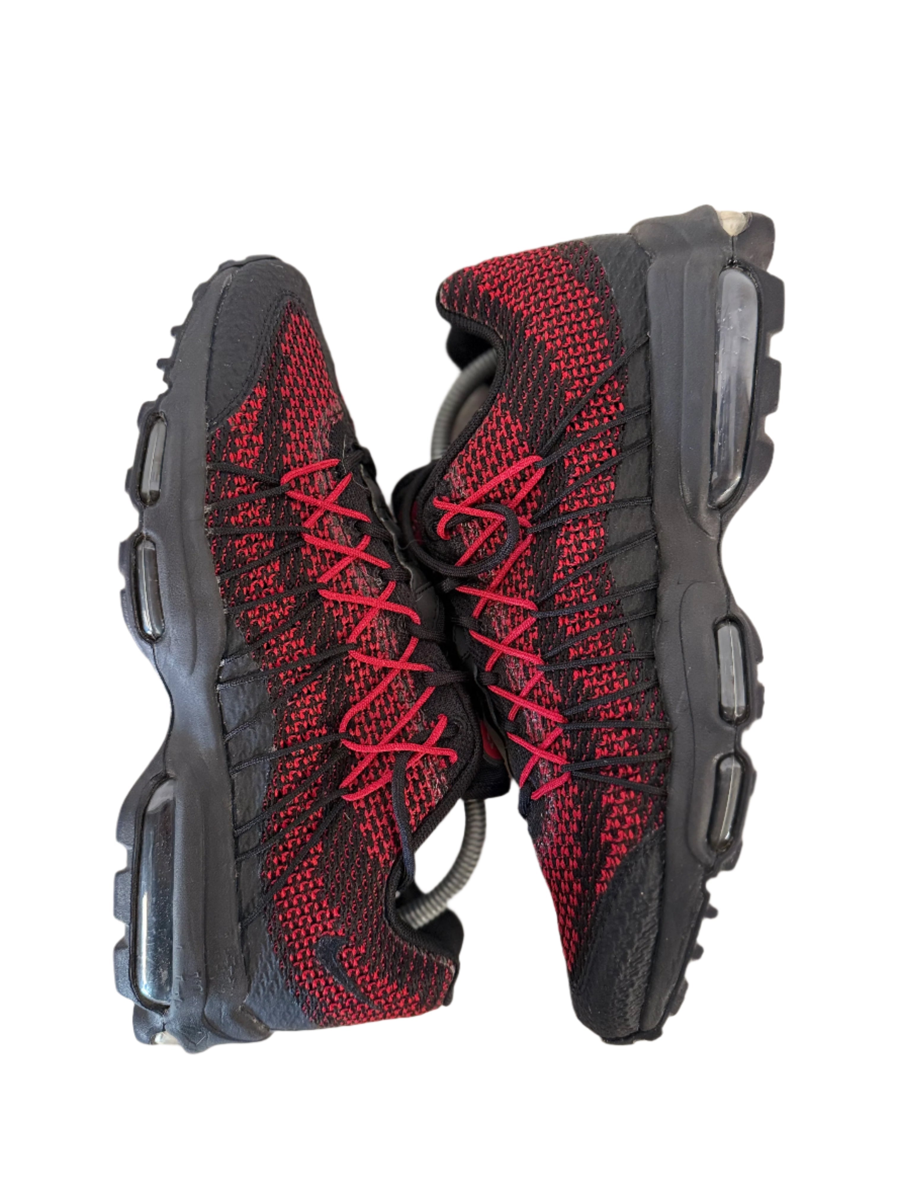 Nike Air Max 95 Jacquard 'Black/Red' uk 7 - RecycledStreetwear