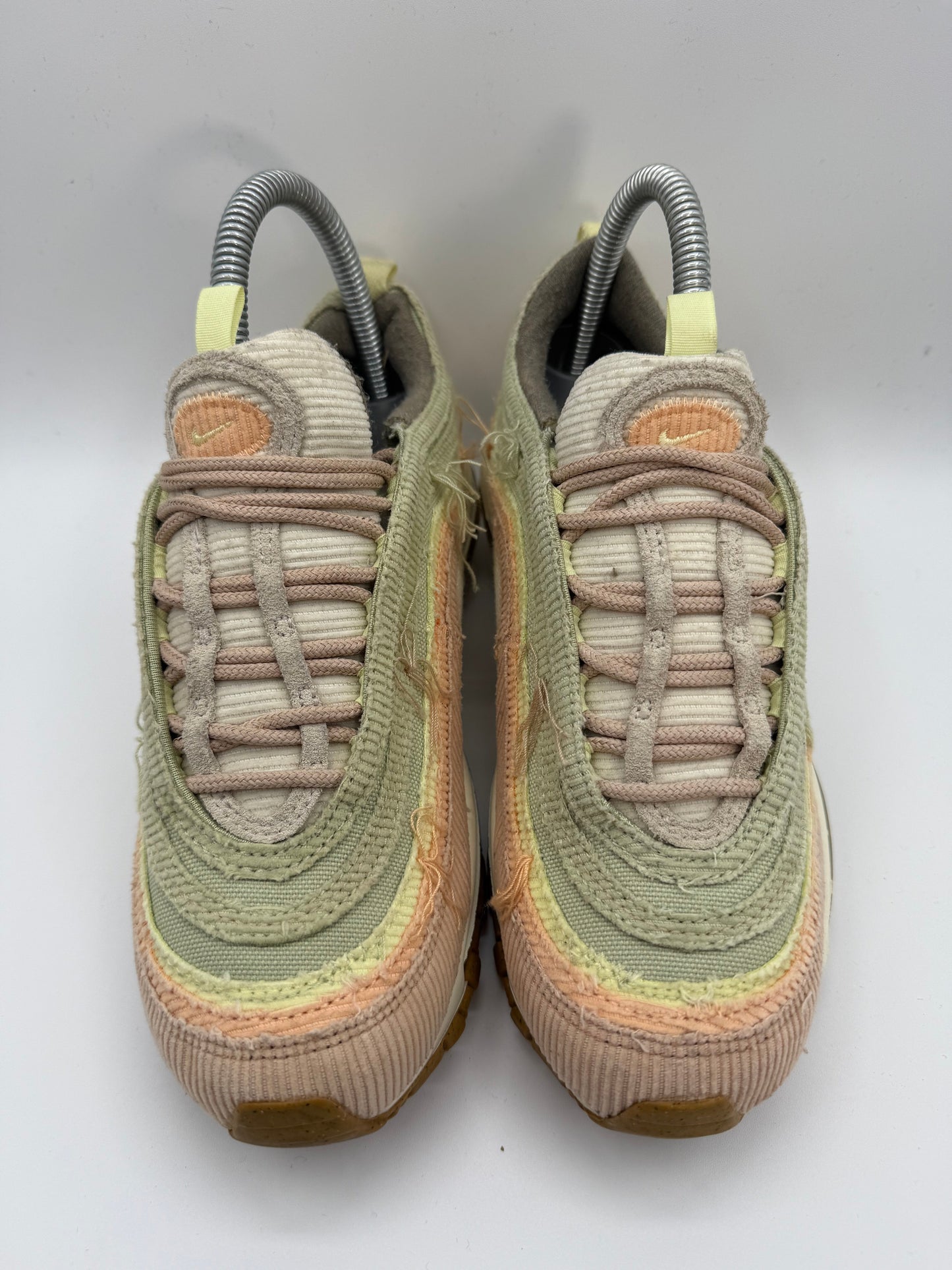 Nike Air Max 97 Corduroy Olive Aura UK 3.5 - RecycledStreetwear