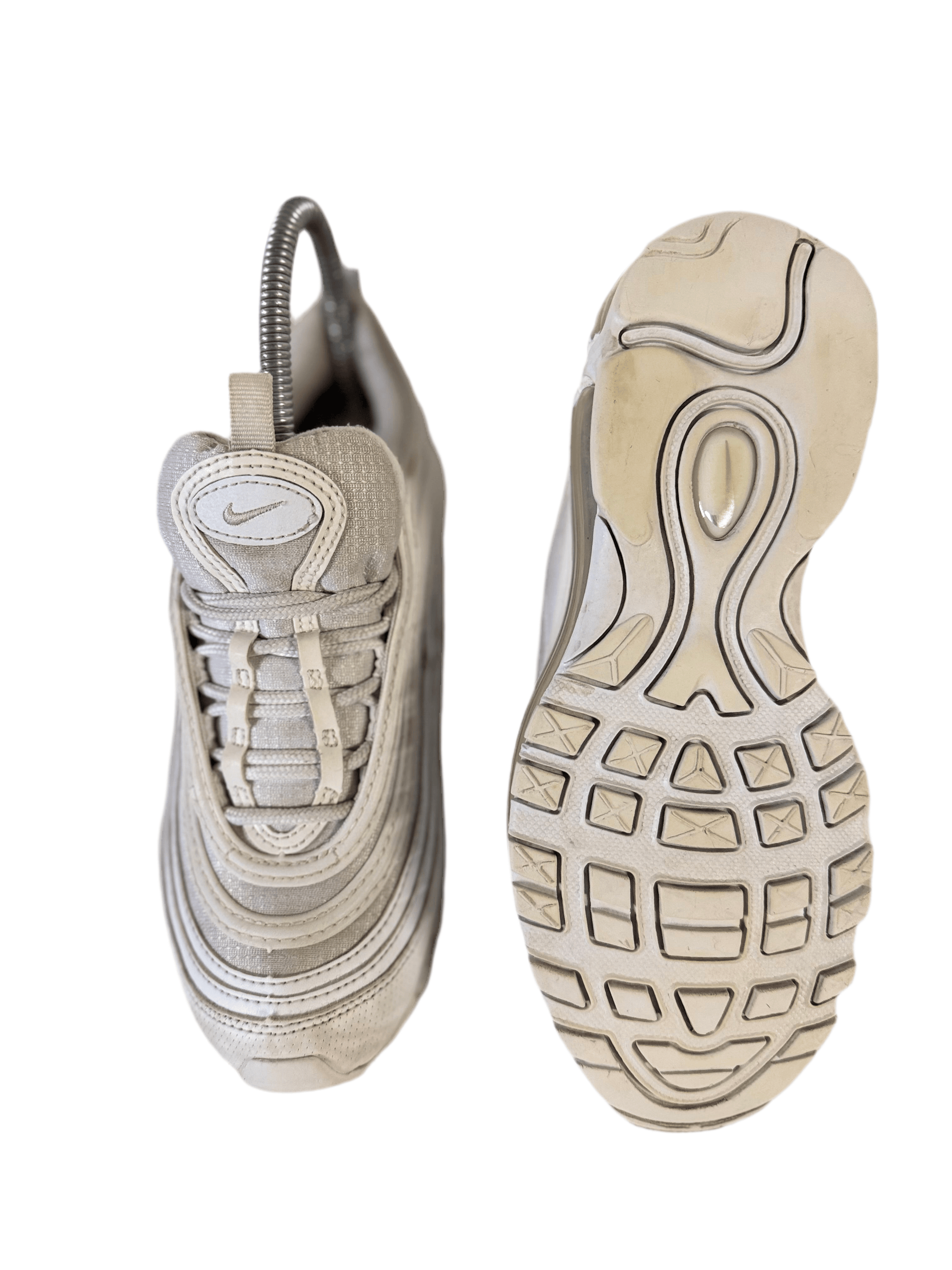 Nike Air Max 97 'White Metallic Silver' uk 3 - RecycledStreetwear