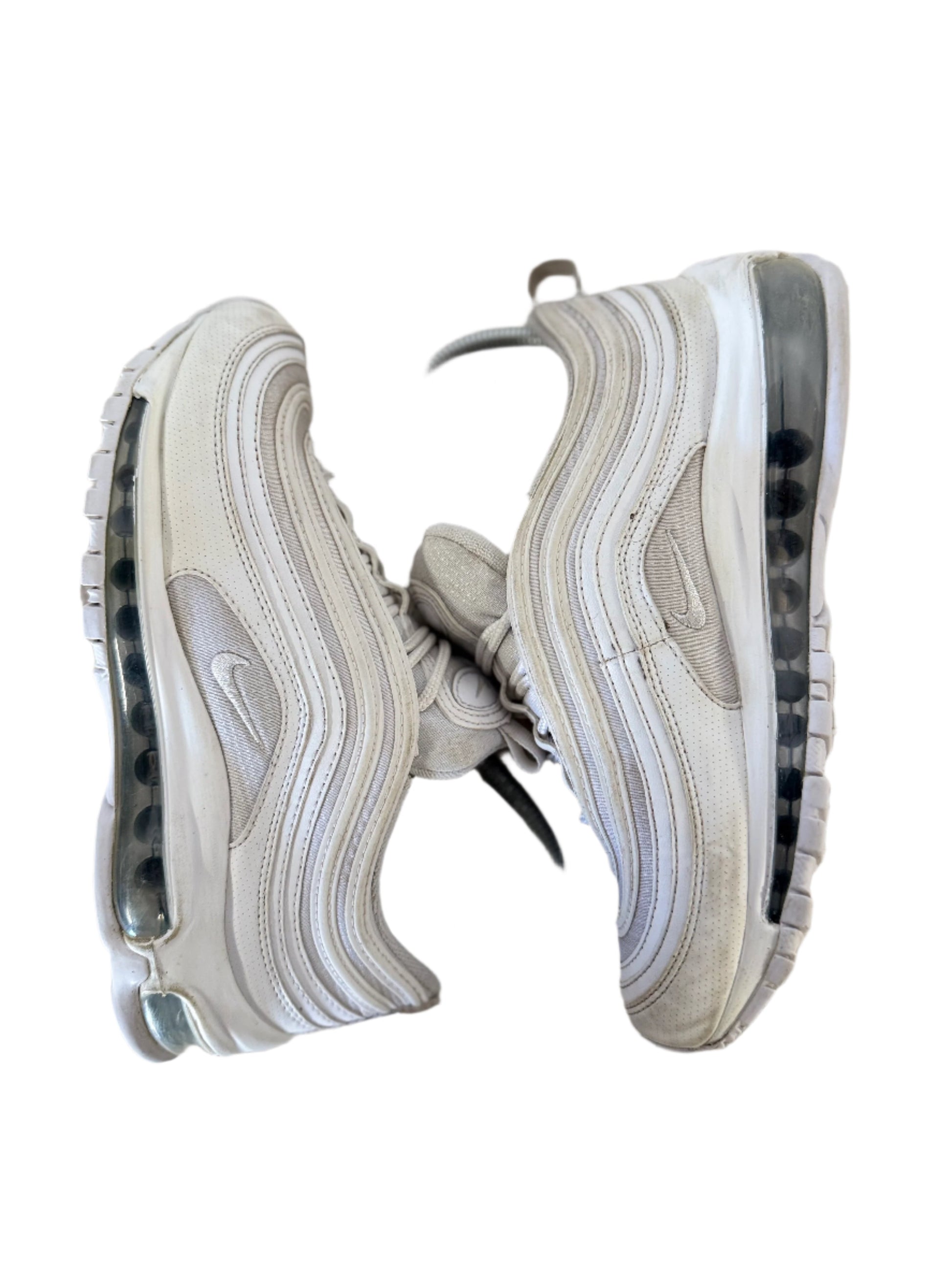 Nike Air Max 97 'White Metallic Silver' uk 4 - RecycledStreetwear
