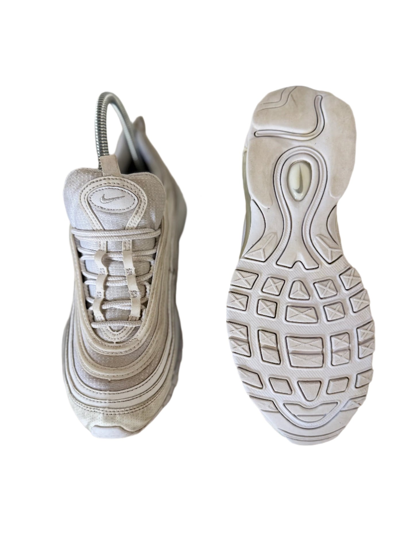 Nike Air Max 97 'White Metallic Silver' uk 4 - RecycledStreetwear