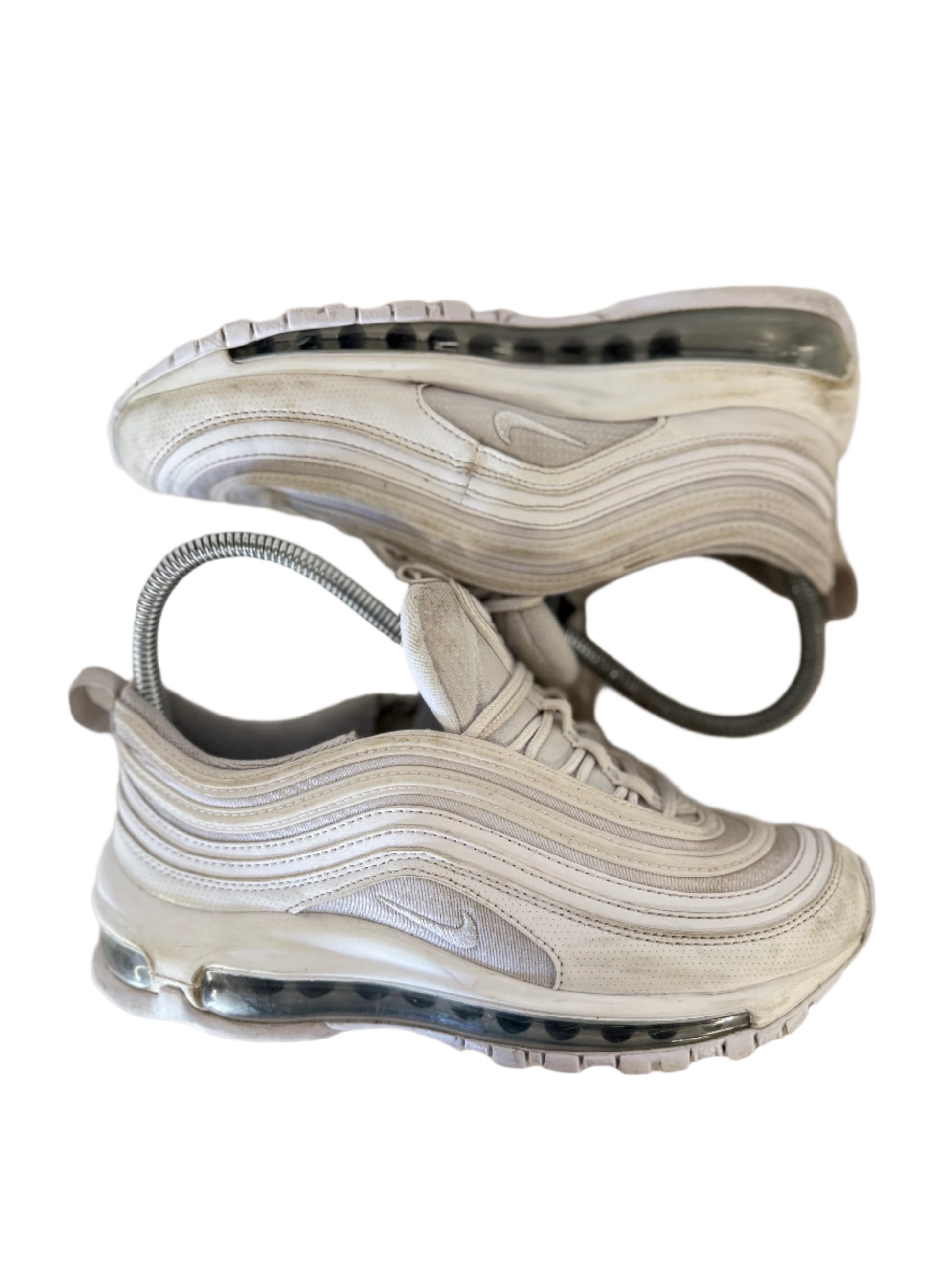 Nike Air Max 97 'White Metallic Silver' uk 4 - RecycledStreetwear