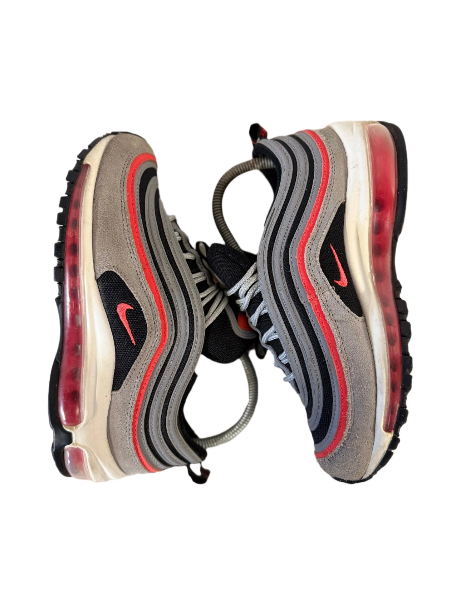Nike Air Max 97 'Wolf Grey Radiant Red' uk 5 - RecycledStreetwear