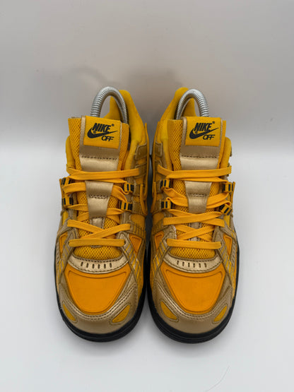 Nike Air Rubber Dunk Off - White University Gold UK 4 - RecycledStreetwear