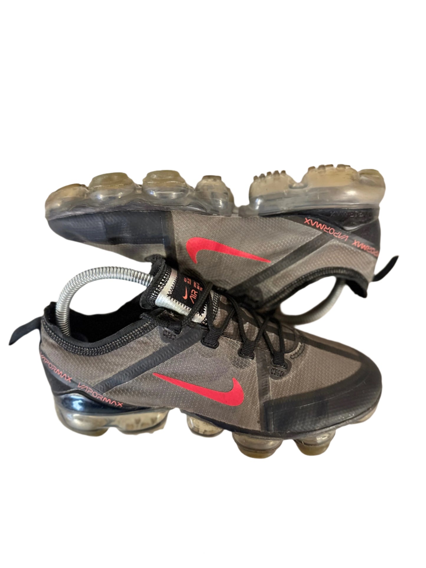 Nike Air VaporMax 2019 BG 'Black Bright Crimson' uk 5.5 - RecycledStreetwear