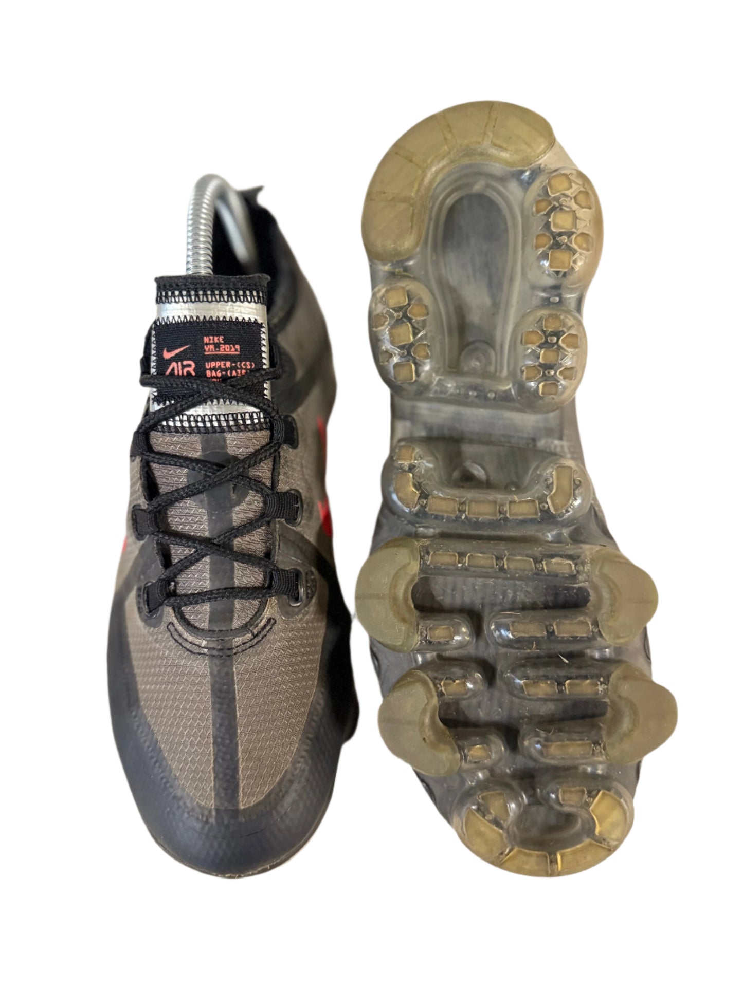 Nike Air VaporMax 2019 BG 'Black Bright Crimson' uk 5.5 - RecycledStreetwear