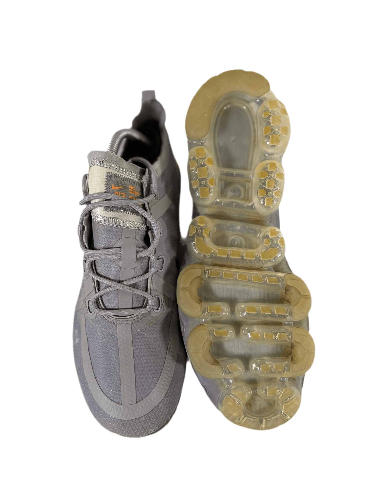 Nike Air VaporMax 2019 ‘Grey Total Orange’ UK 9 - RecycledStreetwear