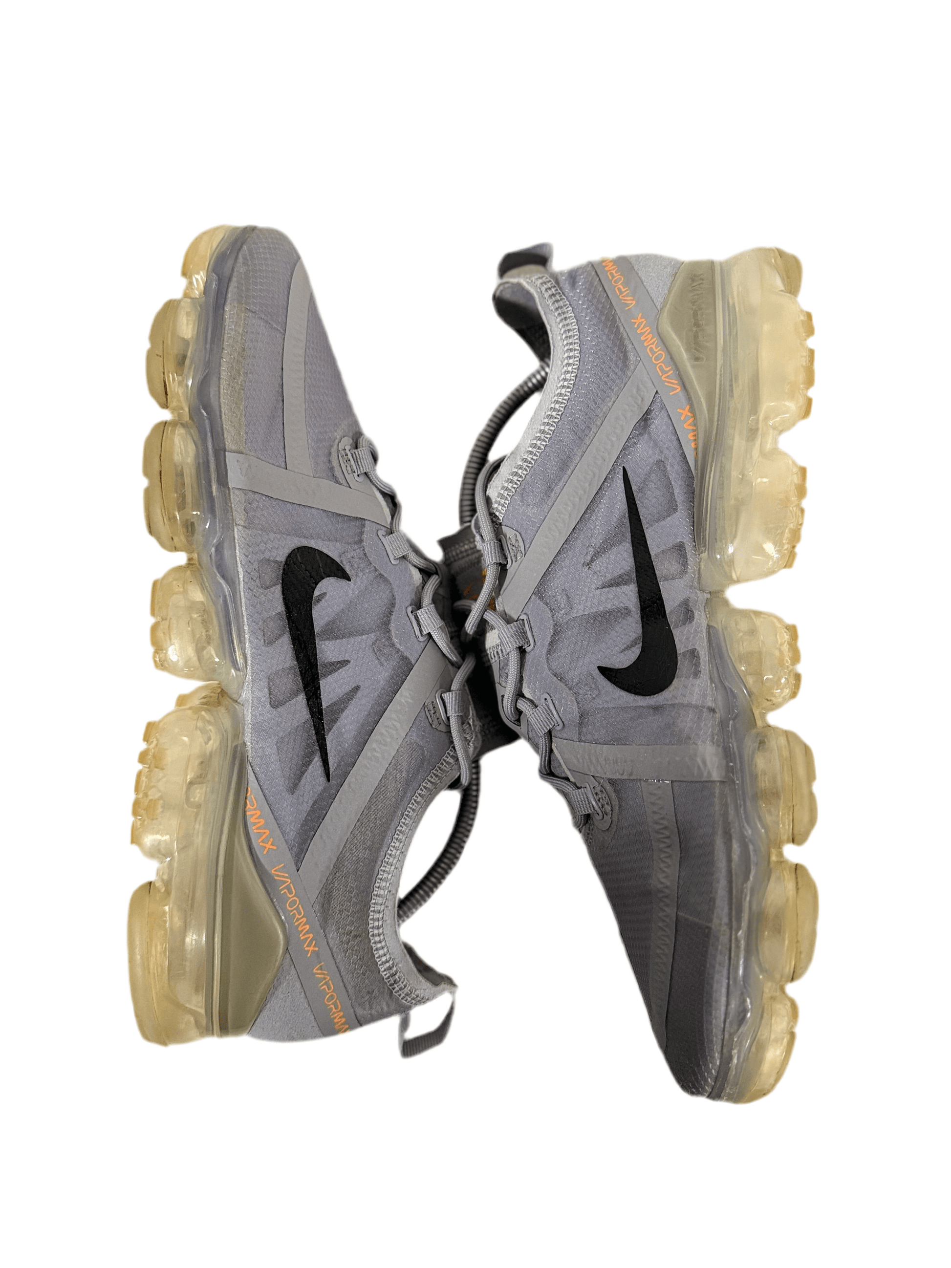 Nike Air VaporMax 2019 ‘Grey Total Orange’ UK 9 - RecycledStreetwear