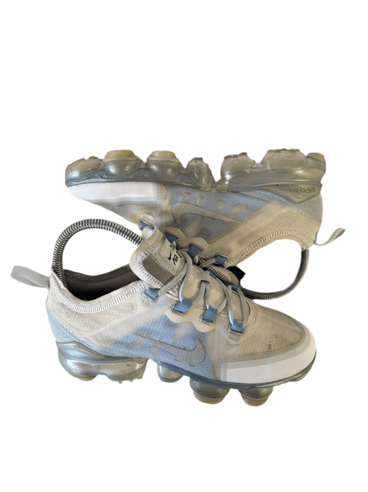 Nike Air VaporMax 2019 'White Metallic Silver' uk 3 - RecycledStreetwear
