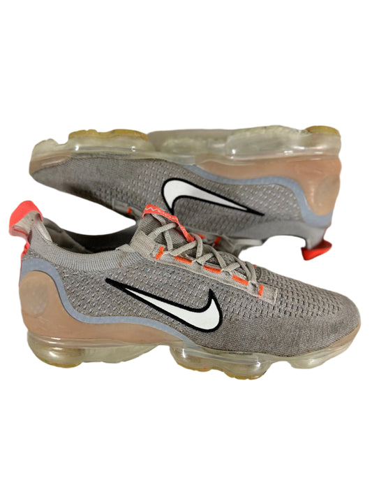 Nike Air VaporMax 2021 FK ‘Grey Fog Bright Mango’ UK 10 - RecycledStreetwear
