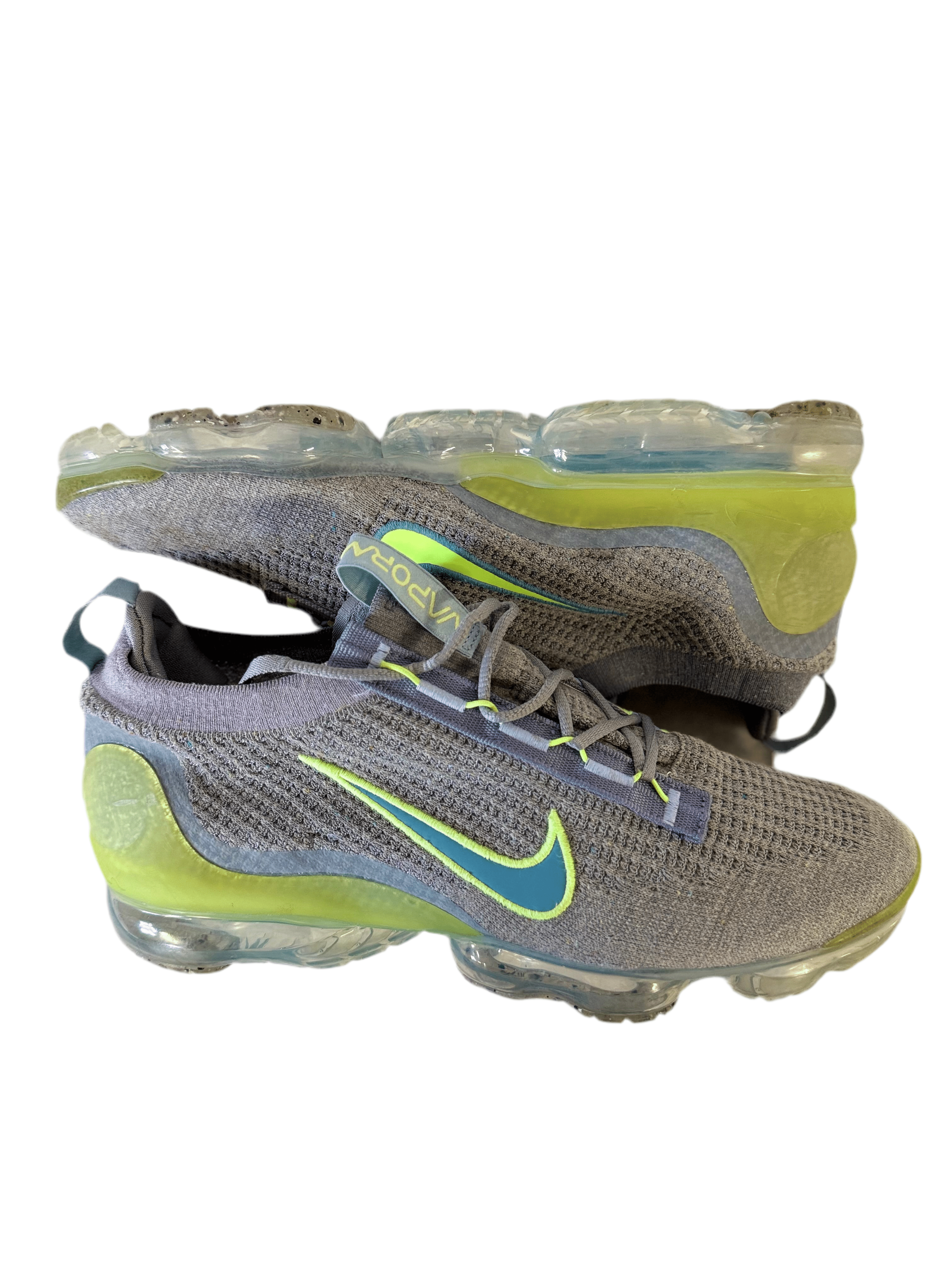 Nike Air VaporMax 2021 FK 'Particle Grey Liquid Lime' uk 11 - RecycledStreetwear