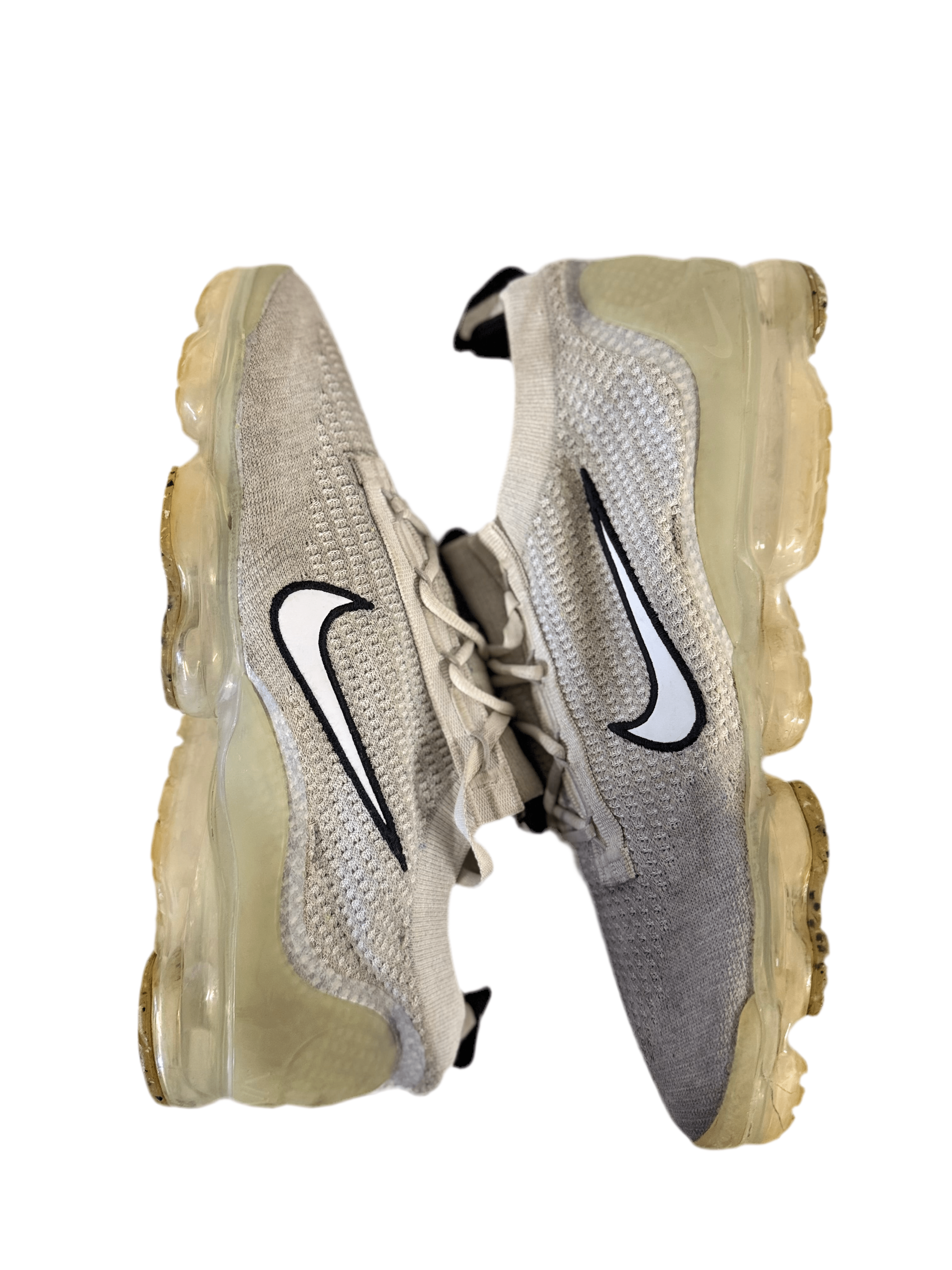 Nike Air VaporMax 2021 FK 'White Black Metallic Silver' uk 11 - RecycledStreetwear