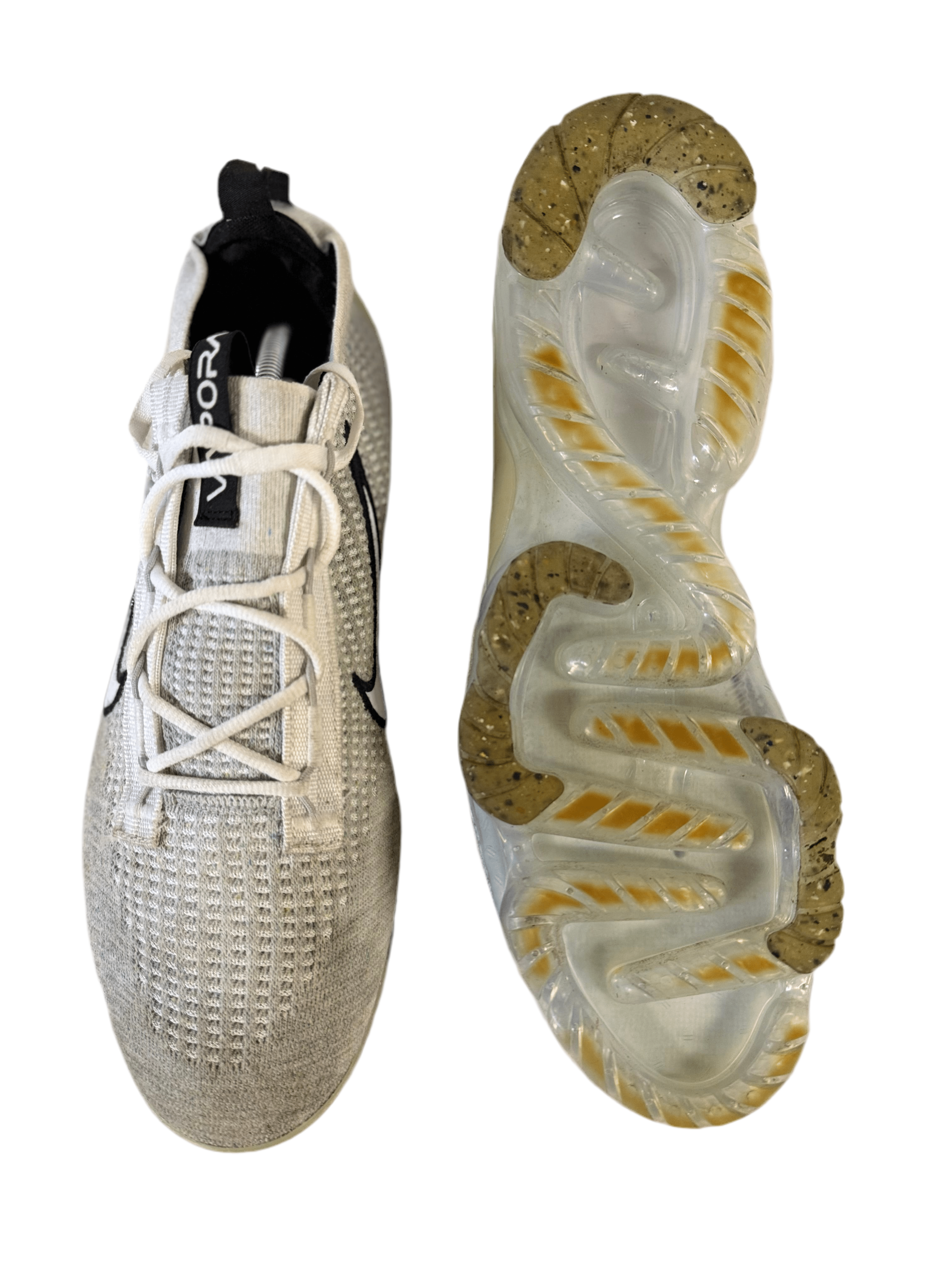 Nike Air VaporMax 2021 FK 'White Black Metallic Silver' uk 11 - RecycledStreetwear