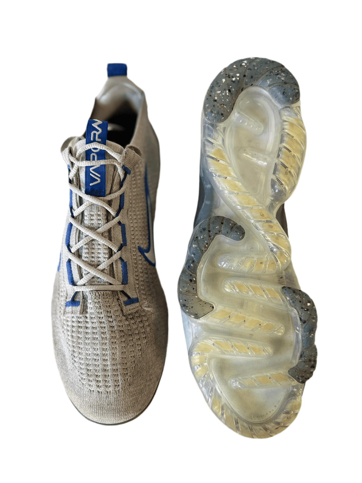 Nike Air VaporMax 2021 Flyknit 'Grey Blue' uk 10 - RecycledStreetwear