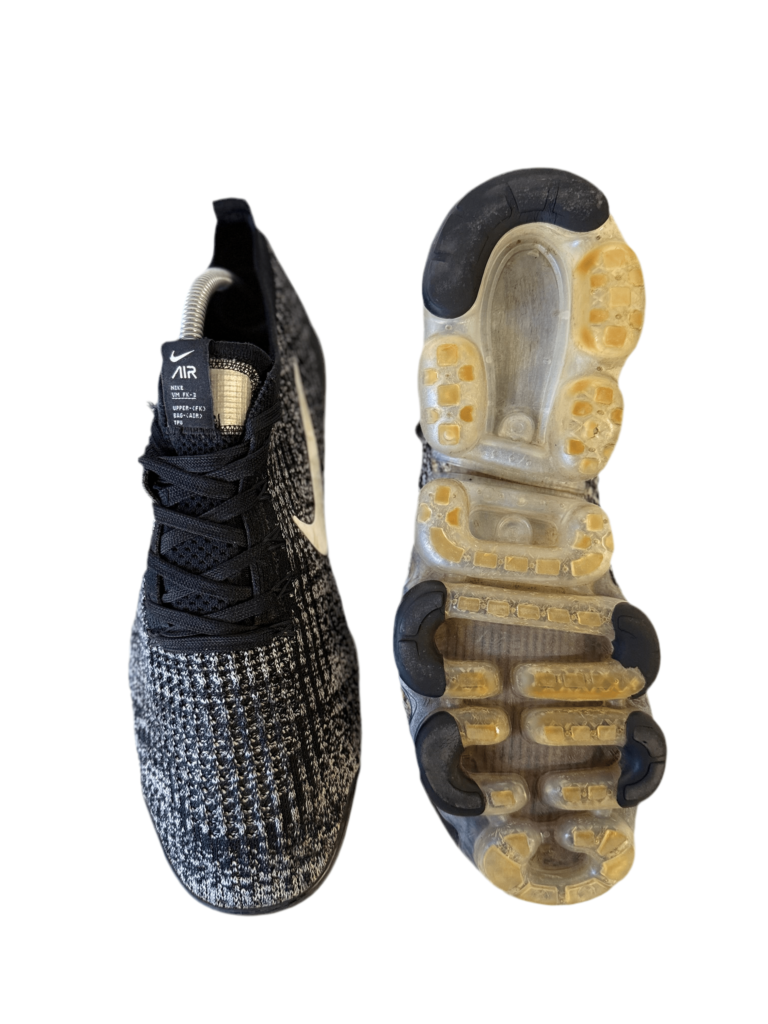 Nike Air VaporMax Flyknit 3 'Oreo' uk 8 - RecycledStreetwear