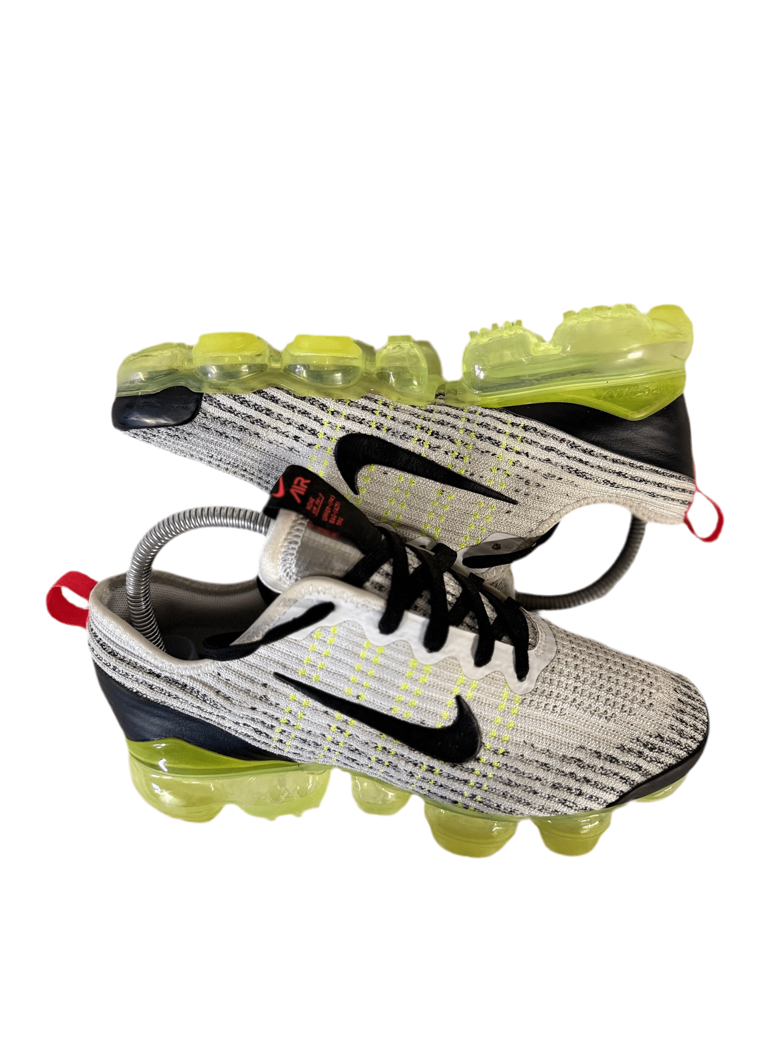Nike Air VaporMax Flyknit 3 'White Black Volt' uk 5 - RecycledStreetwear