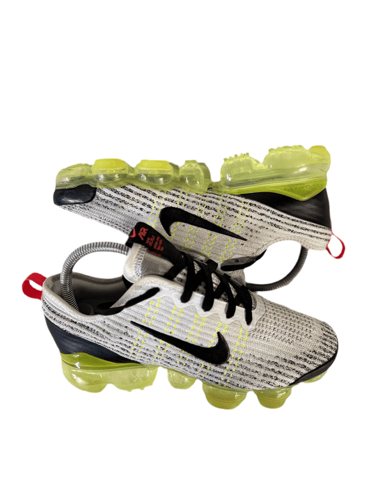 Nike Air VaporMax Flyknit 3 'White Black Volt' uk 5 - RecycledStreetwear