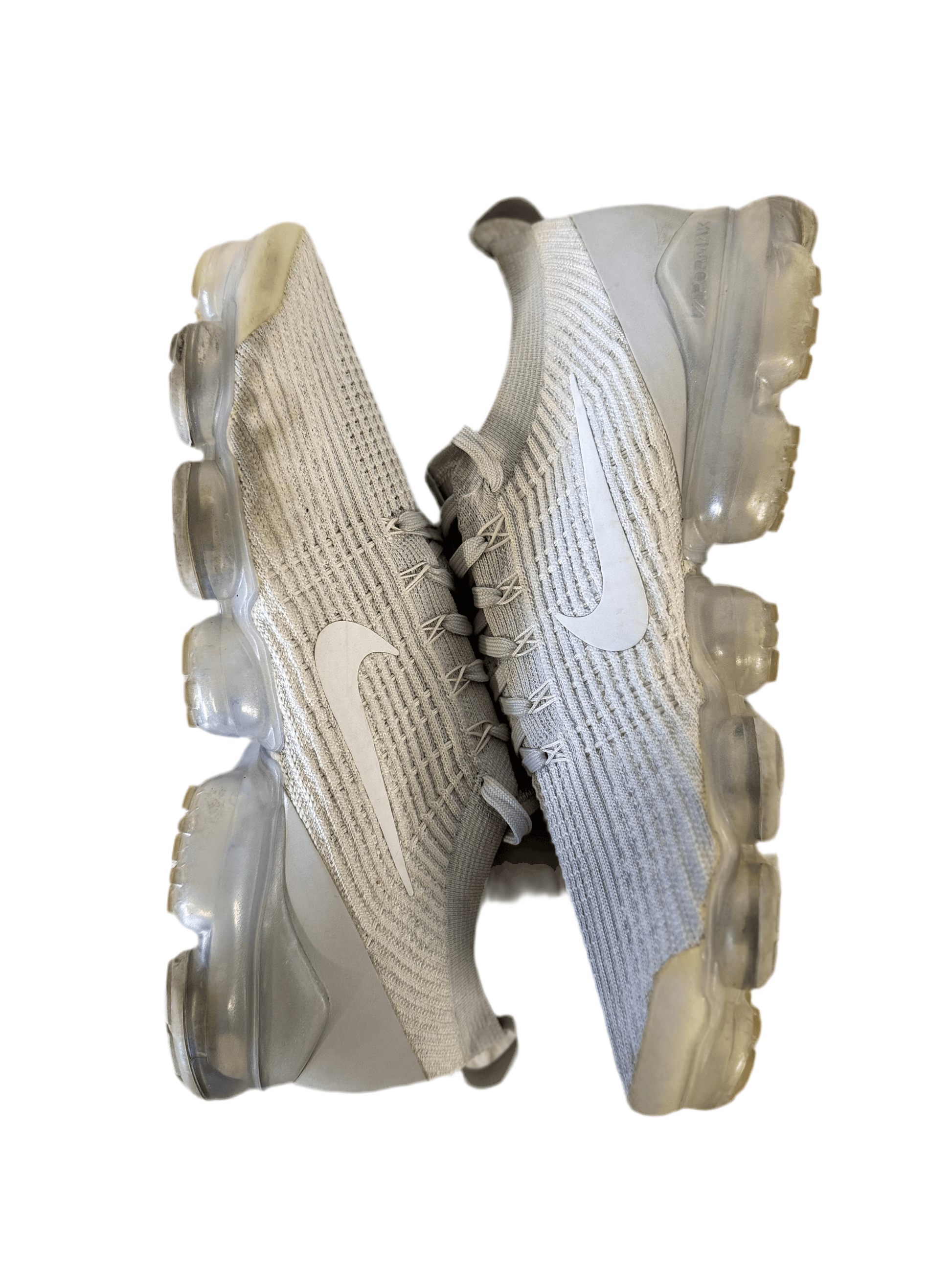 Nike Air VaporMax Flyknit 3 'White Pure Platinum' uk 11 - RecycledStreetwear