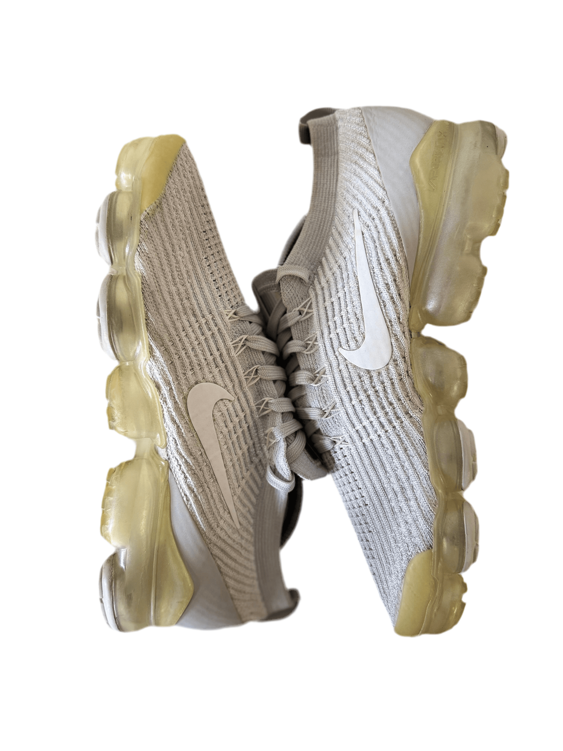 Nike Air VaporMax Flyknit 3 'White Pure Platinum' uk 8.5 - RecycledStreetwear