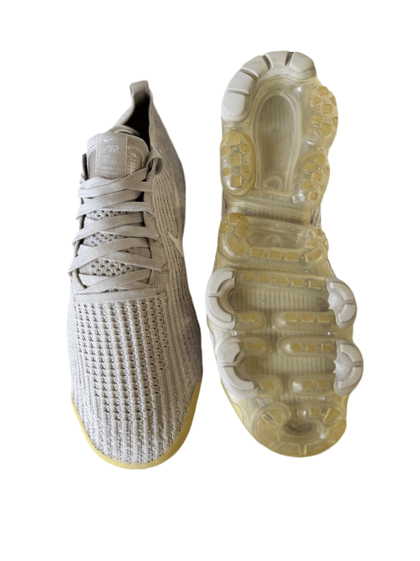 Nike Air VaporMax Flyknit 3 'White Pure Platinum' uk 8.5 - RecycledStreetwear