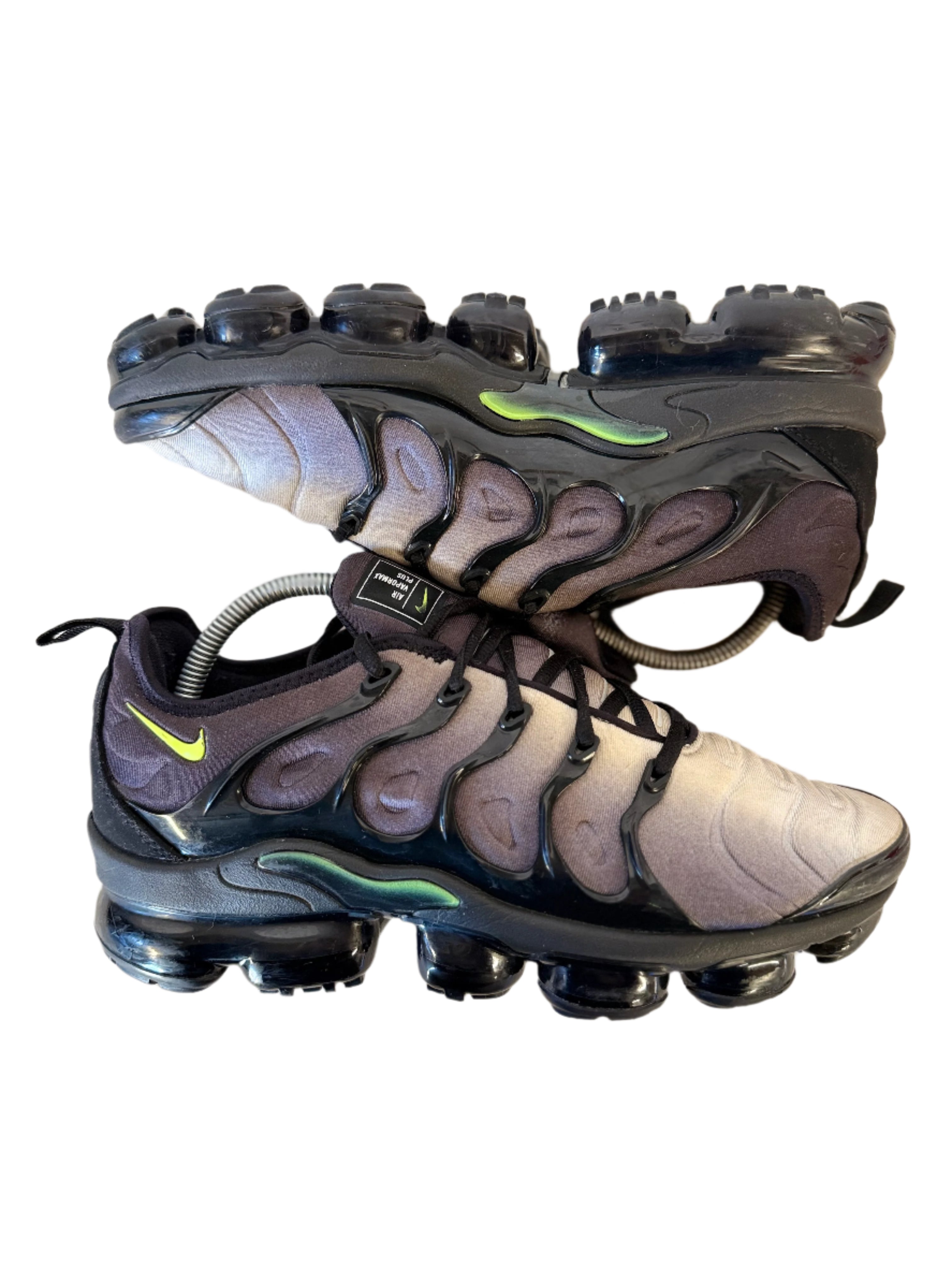 Nike Air VaporMax Plus 'Black Volt' UK 7 - RecycledStreetwear
