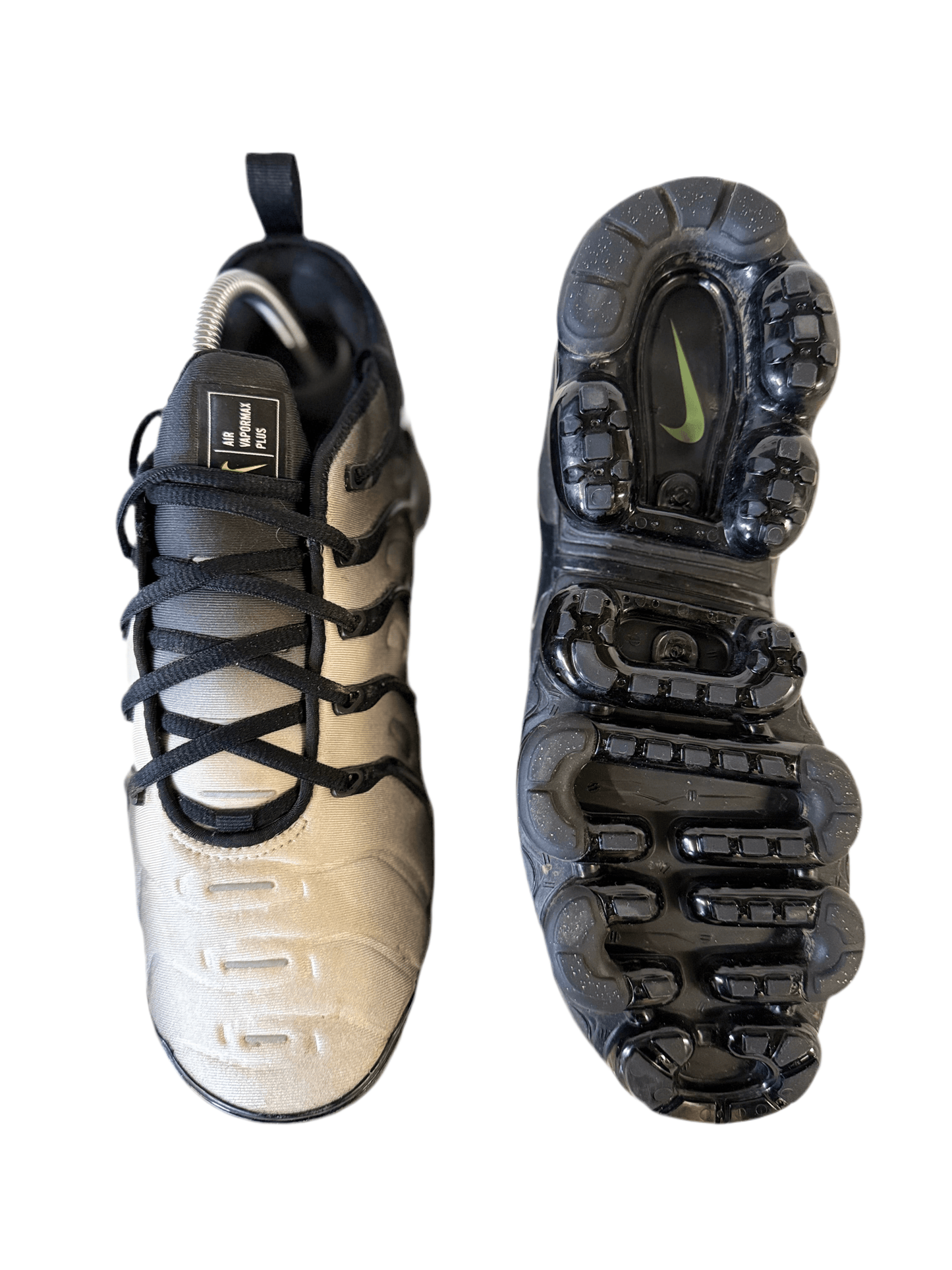 Nike Air VaporMax Plus 'Black Volt' uk 7.5 - RecycledStreetwear