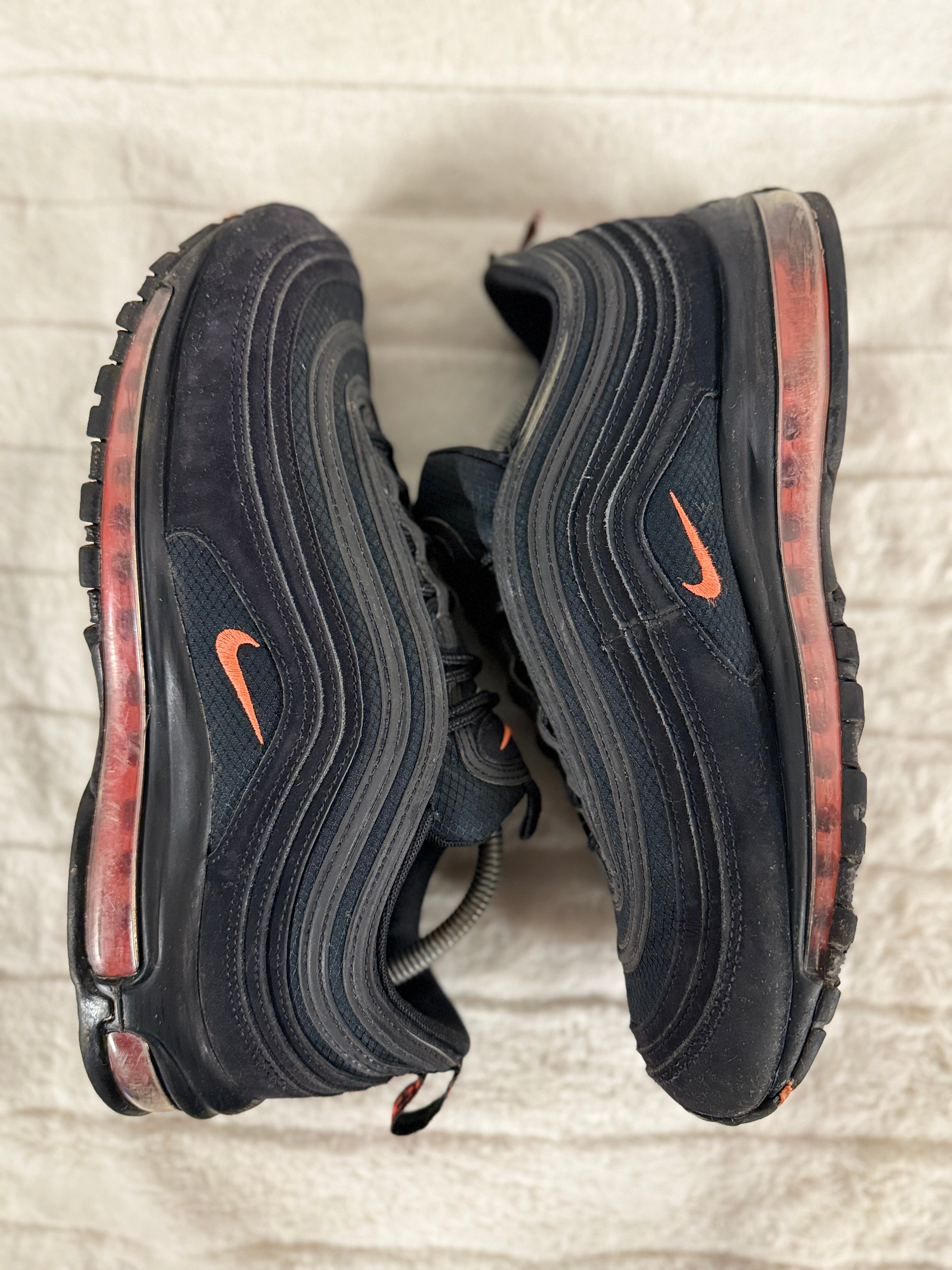 Nike AirMax 97 ‘Black Hyper Crimson’ UK 9.5 - RecycledStreetwear