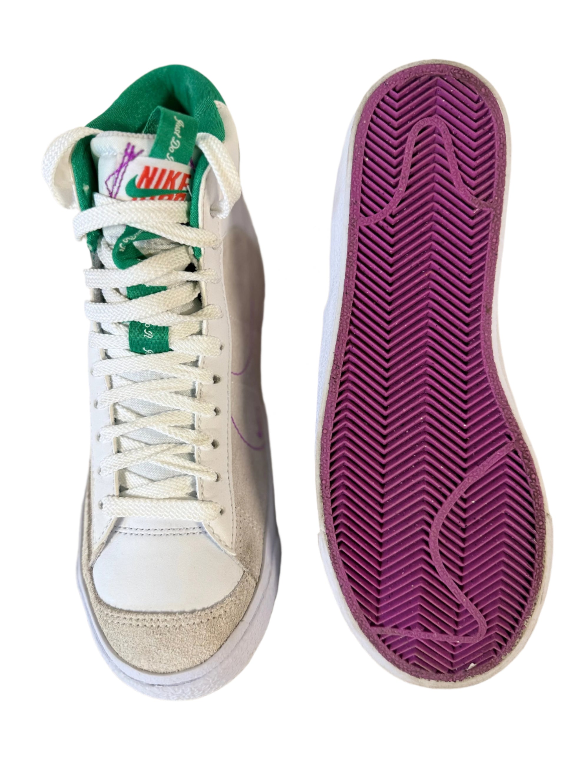 Nike Blazer Mid 77 SE 'Dance White Fuchsia' uk 4 - RecycledStreetwear