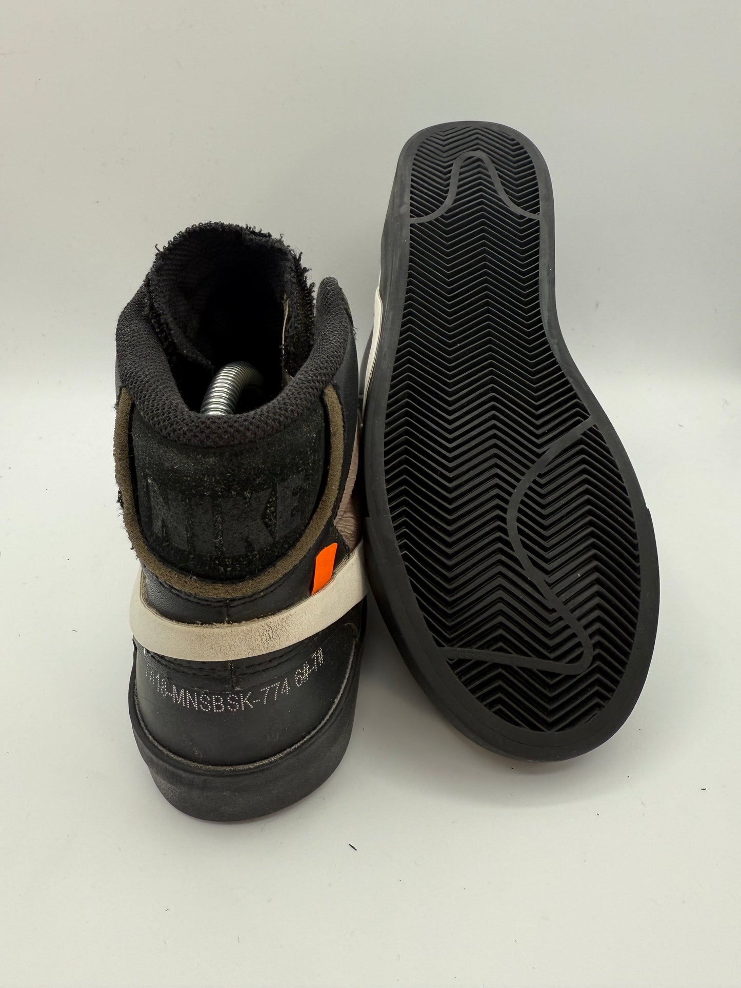 Nike Blazer Mid Off - White Grim Reaper UK 6 - RecycledStreetwear