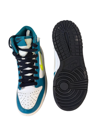 Nike Dunk High 'Bright Spruce Volt' uk 4 - RecycledStreetwear