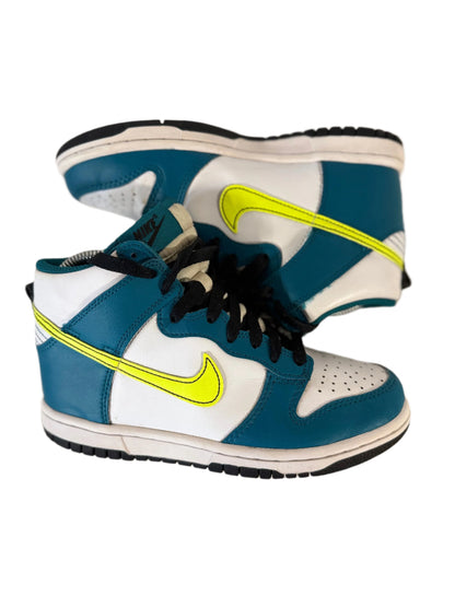 Nike Dunk High 'Bright Spruce Volt' uk 4 - RecycledStreetwear