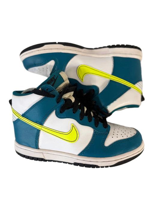 Nike Dunk High 'Bright Spruce Volt' uk 4 - RecycledStreetwear