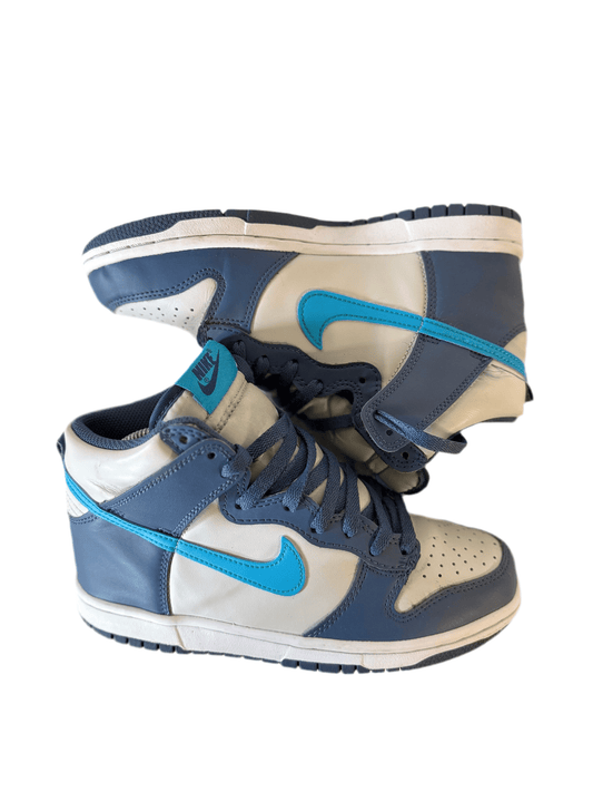 Nike Dunk High GS 'Light Bone Diffused Blue' uk 5 - RecycledStreetwear