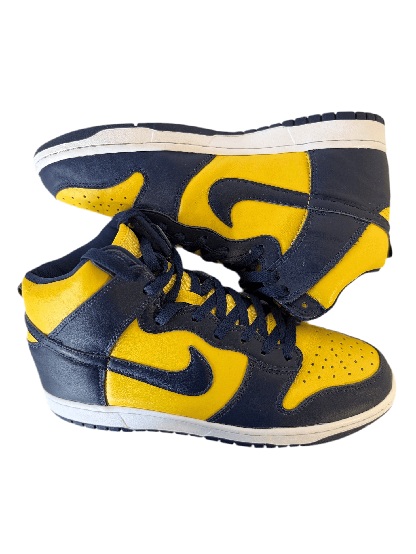 Nike Dunk High 'Michigan' uk 9 - RecycledStreetwear