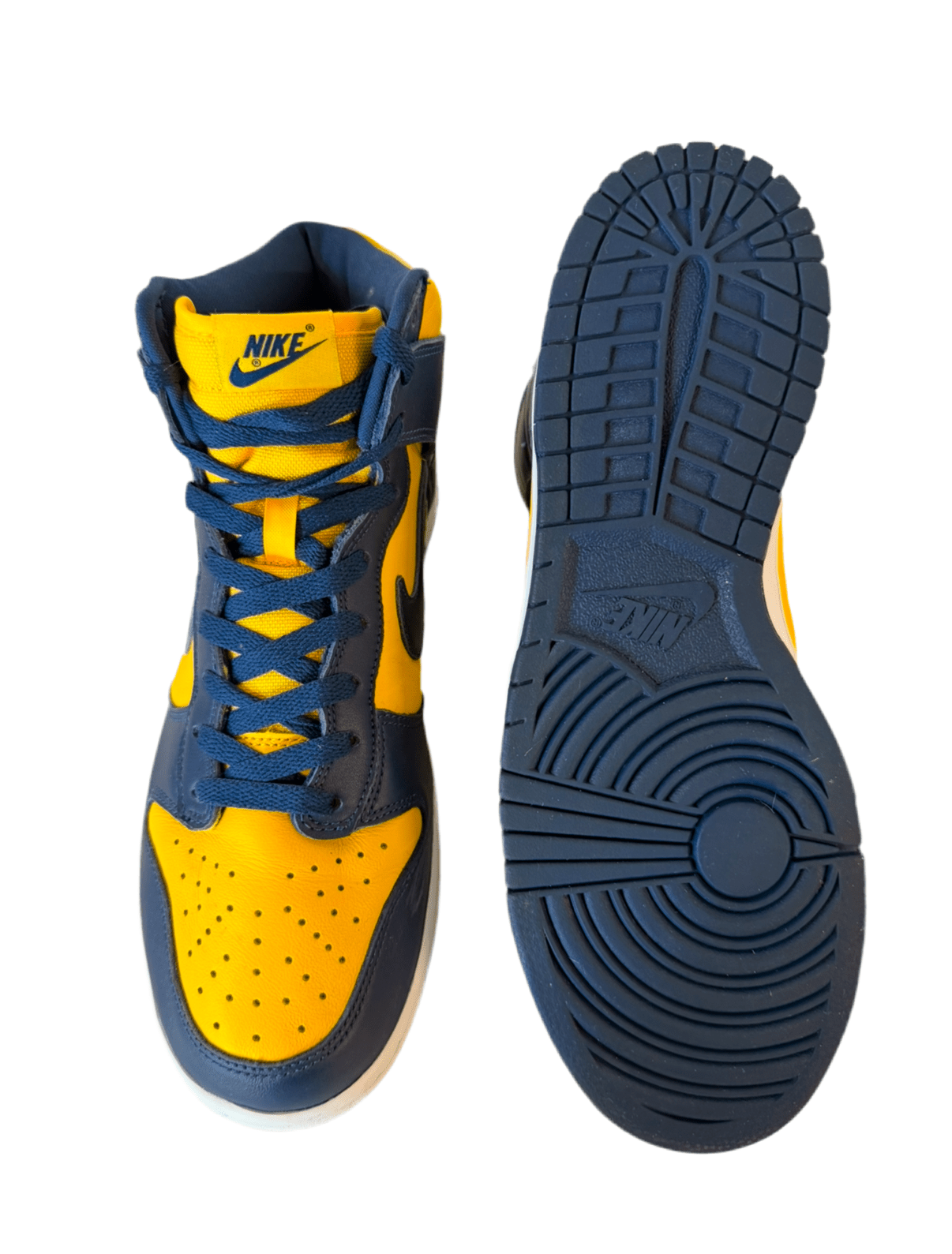 Nike Dunk High 'Michigan' uk 9 - RecycledStreetwear