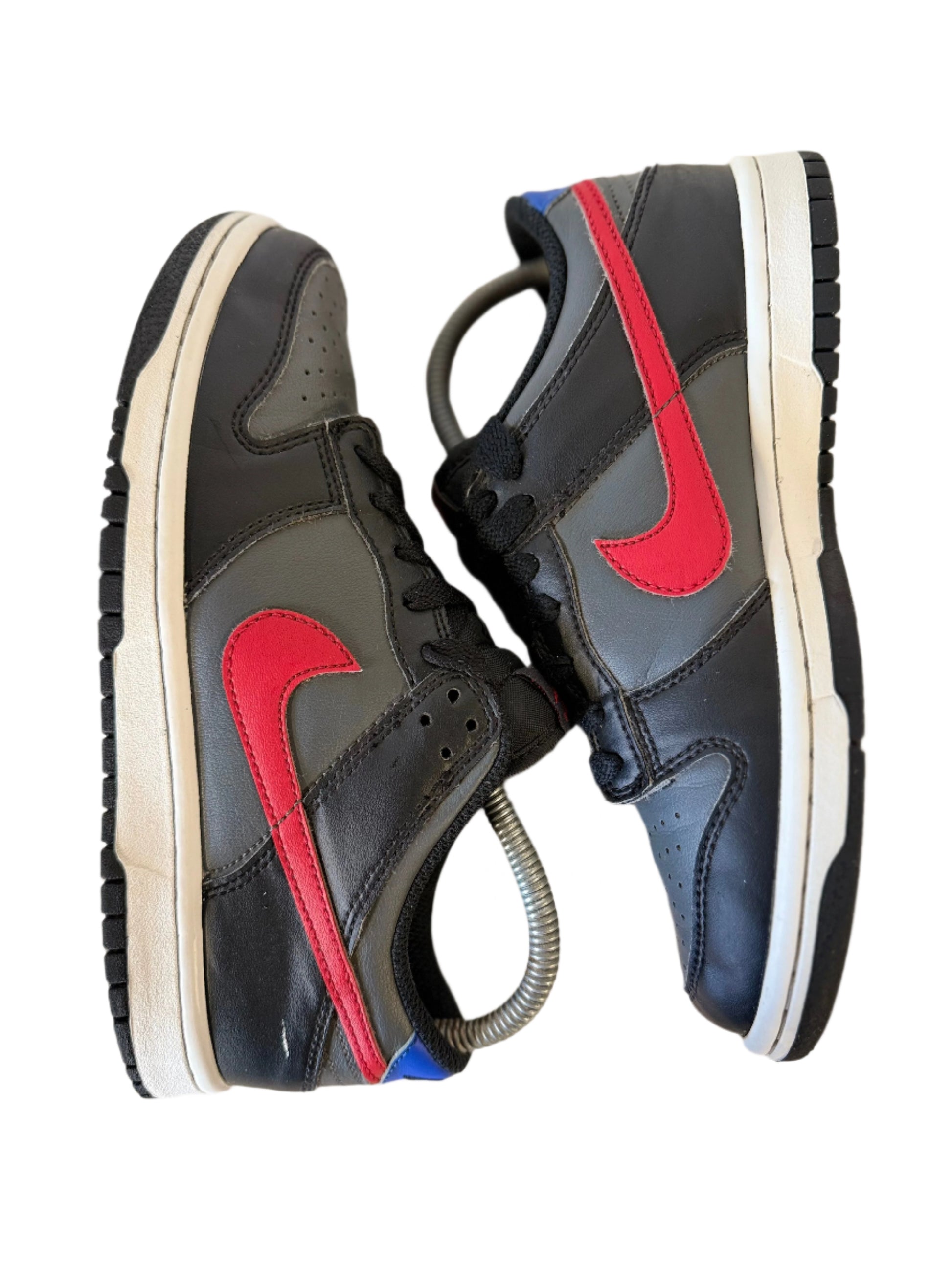 Nike Dunk Low ‘Black Red Blue’ UK 5 - RecycledStreetwear