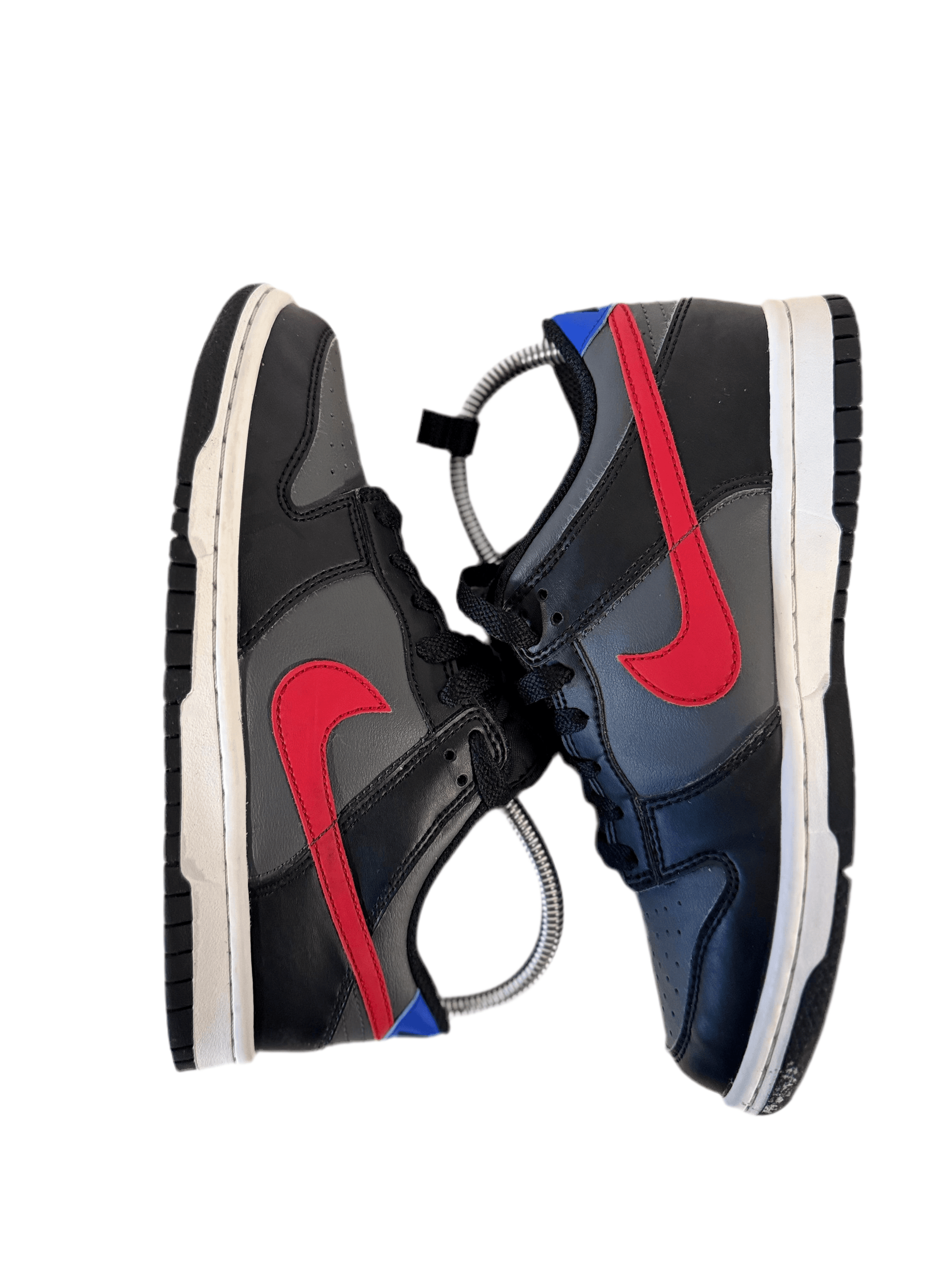 Nike Dunk Low (GS) 'Black Red Blue' UK 3.5 - RecycledStreetwear