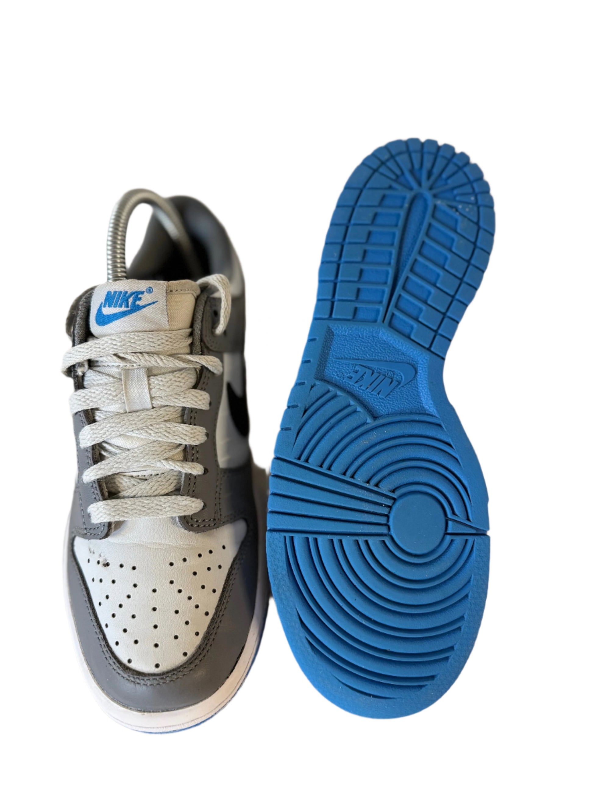 Nike Dunk Low GS ‘Cool Grey, Photo Blue’ UK 4 - RecycledStreetwear