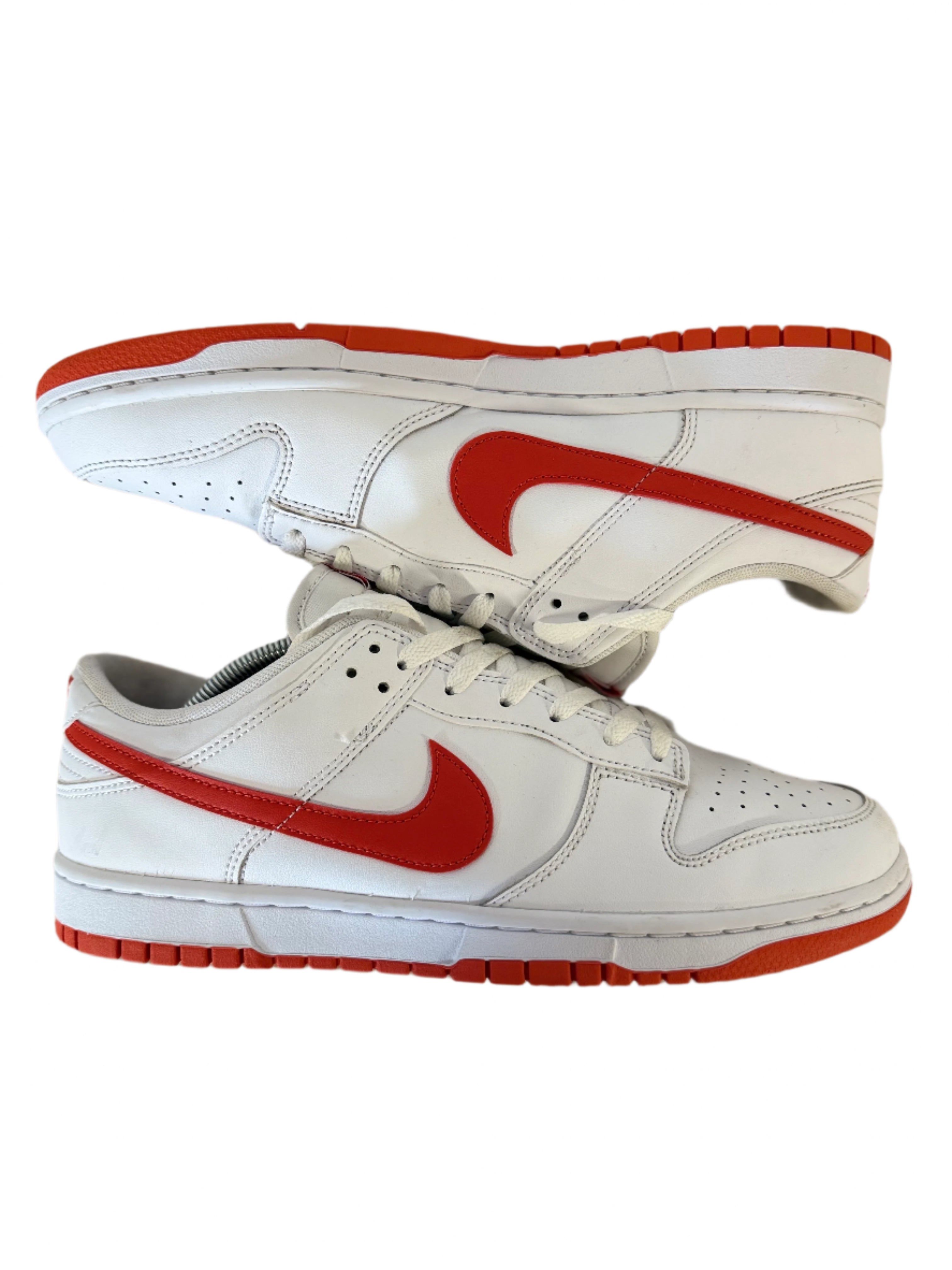 Nike Dunk Low Retro 'White Picante Red' UK 10 - RecycledStreetwear